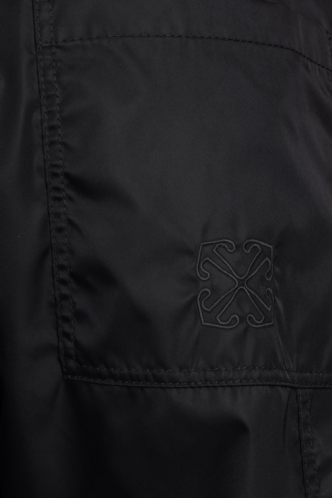 Pants in black polyamide - Image 5
