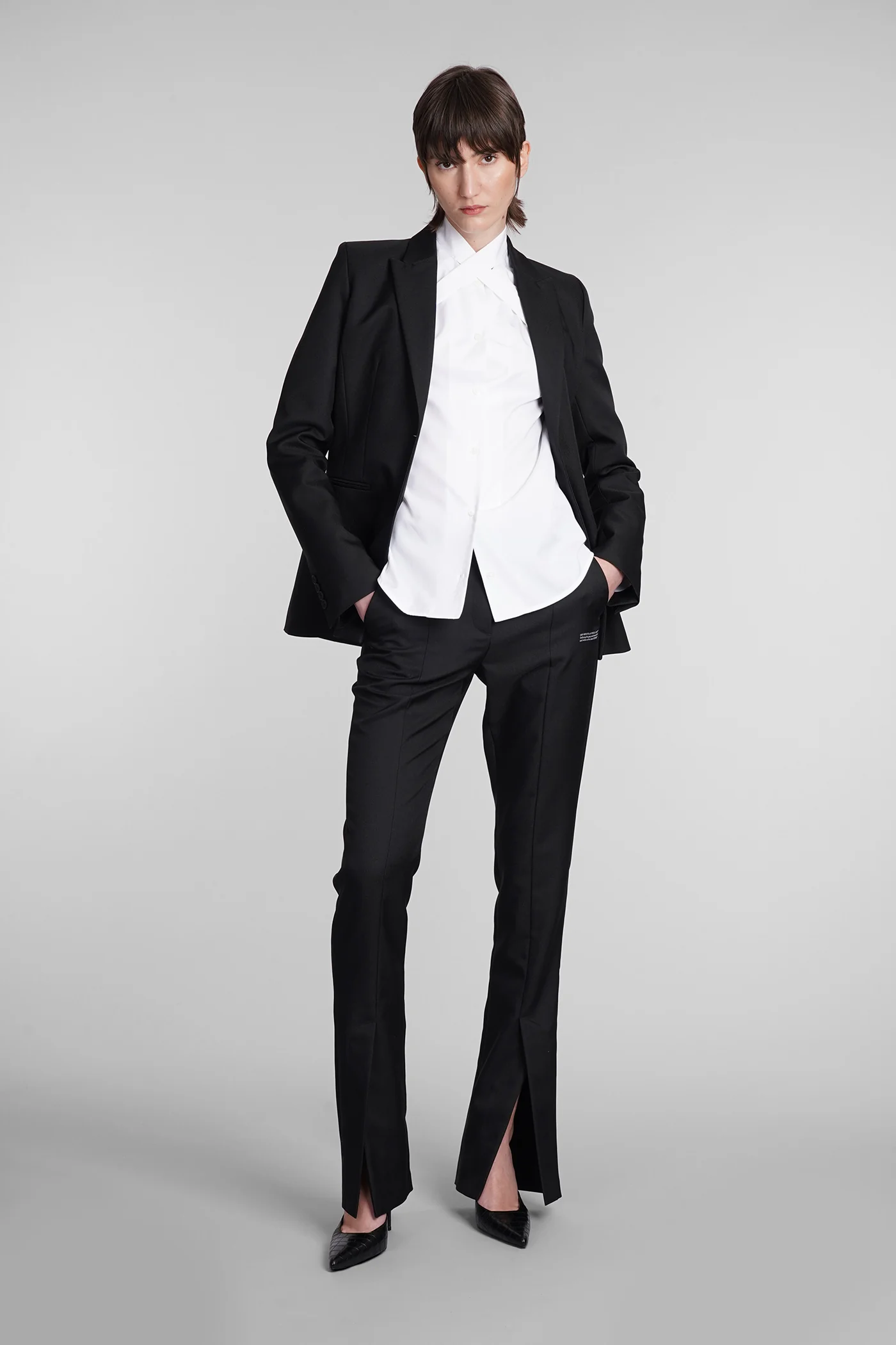 Shirt in white cotton - Image 32