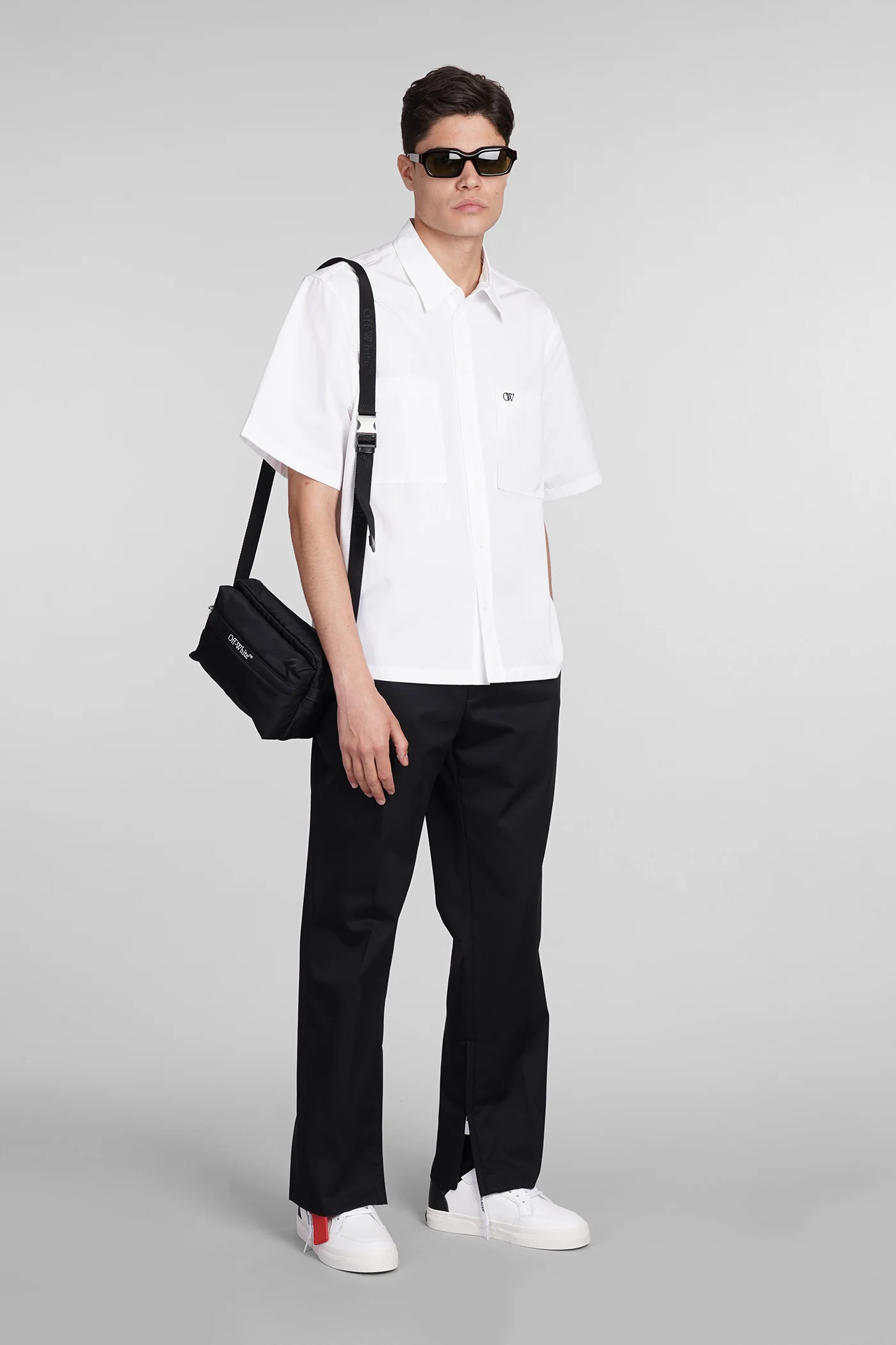 Shirt in white cotton - Image 2