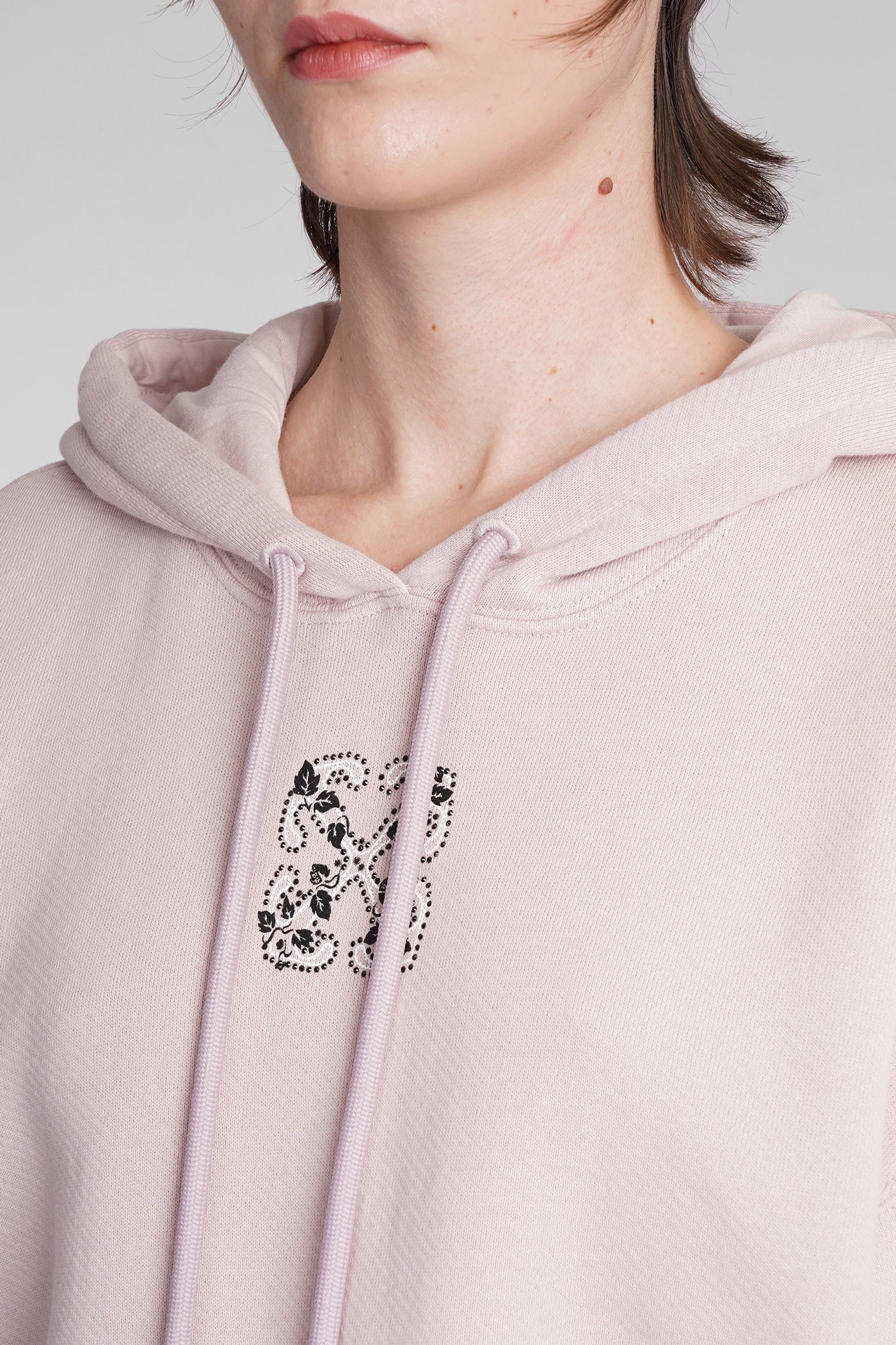 Sweatshirt in rose-pink cotton - Image 5