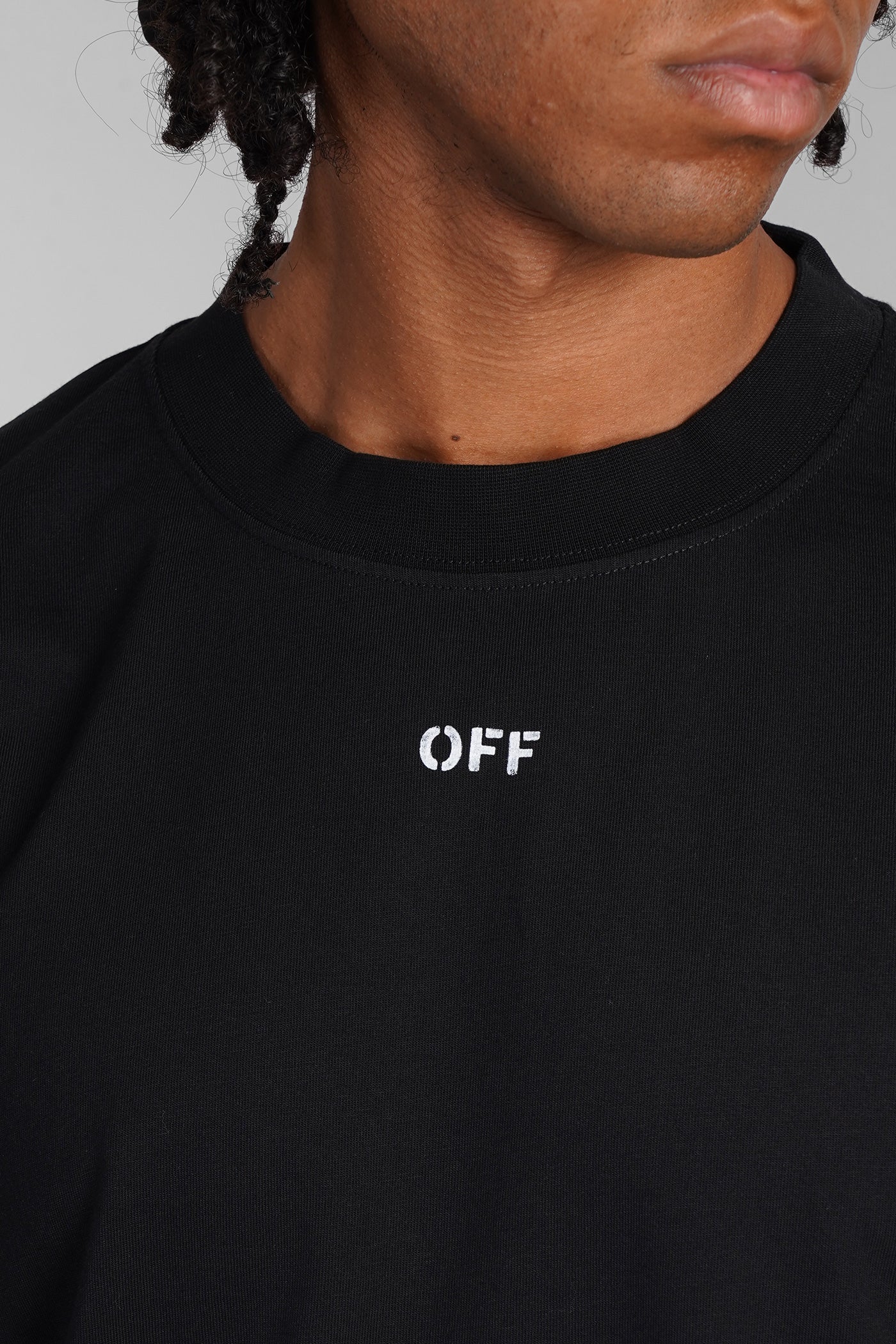 T-Shirt in black cotton - Image 5