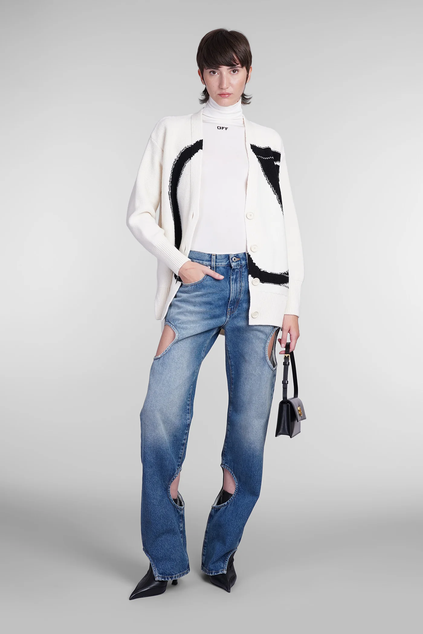 Topwear in white viscose - Image 2