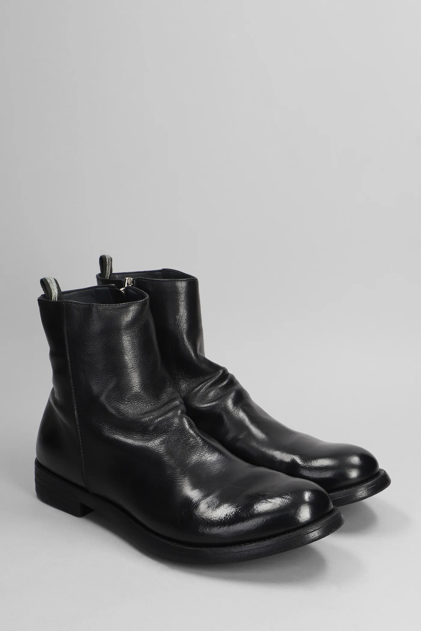 Hive 010 Ankle boots in black leather - Image 2