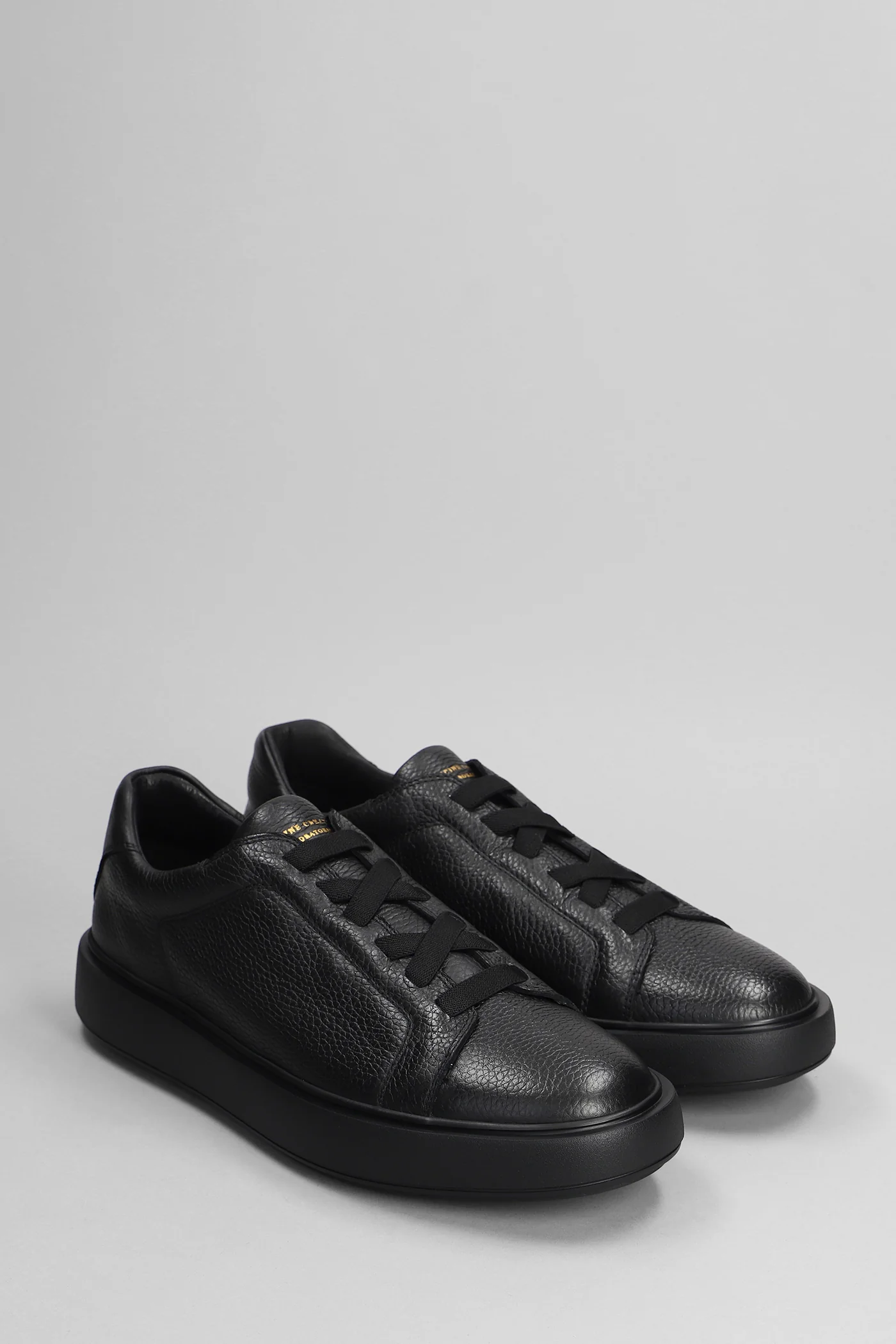 Slouch 001 Sneakers in black leather - Image 2