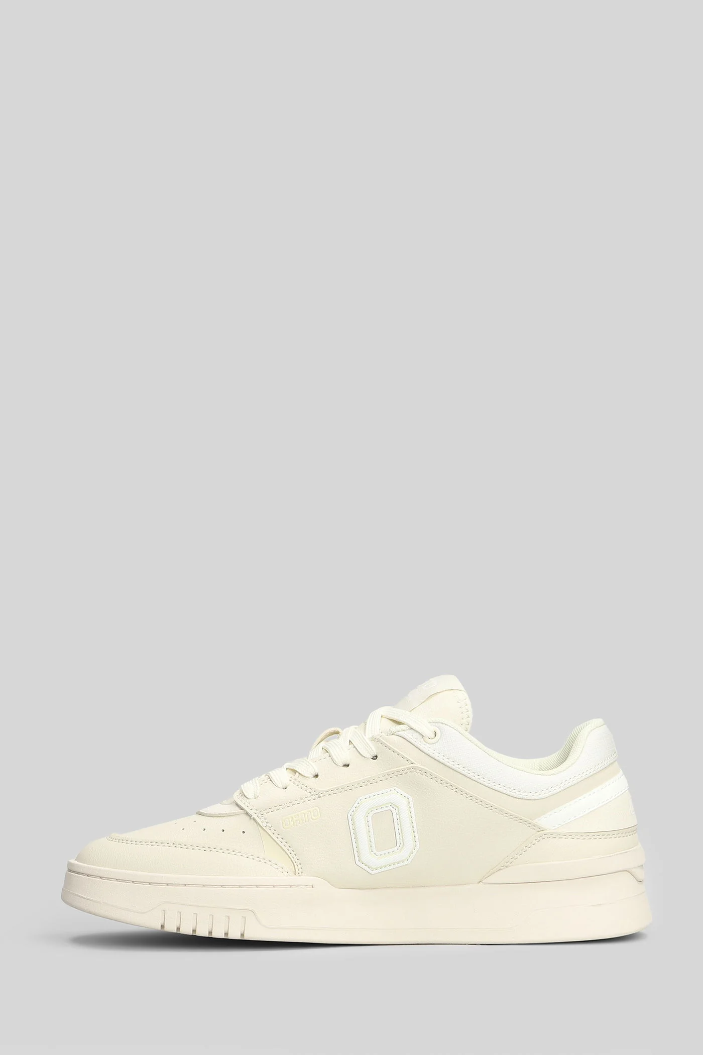 Eclipse Sneakers in white leather - Image 3