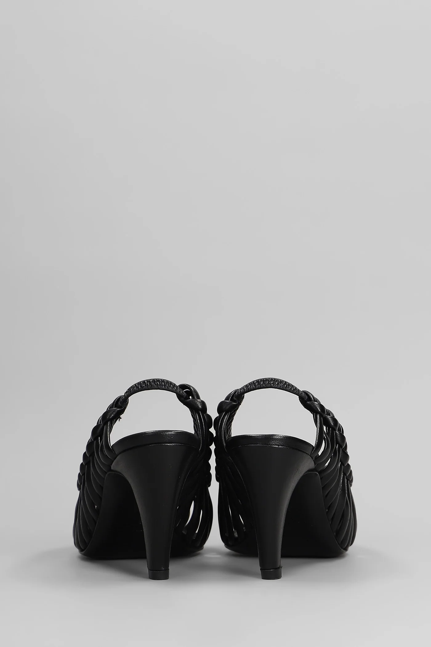 Isabella Pumps in black leather - Image 4
