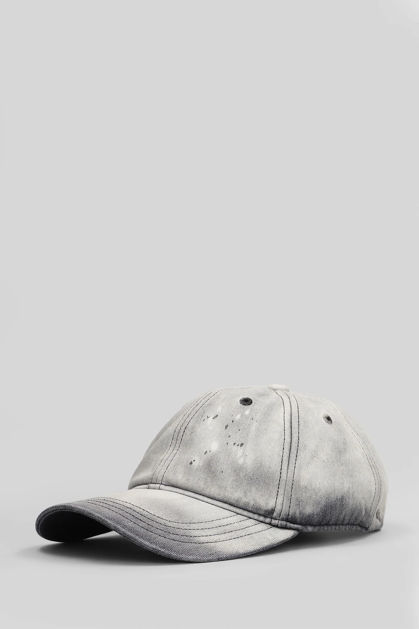 Ballcap Hats in grey cotton - Image 2