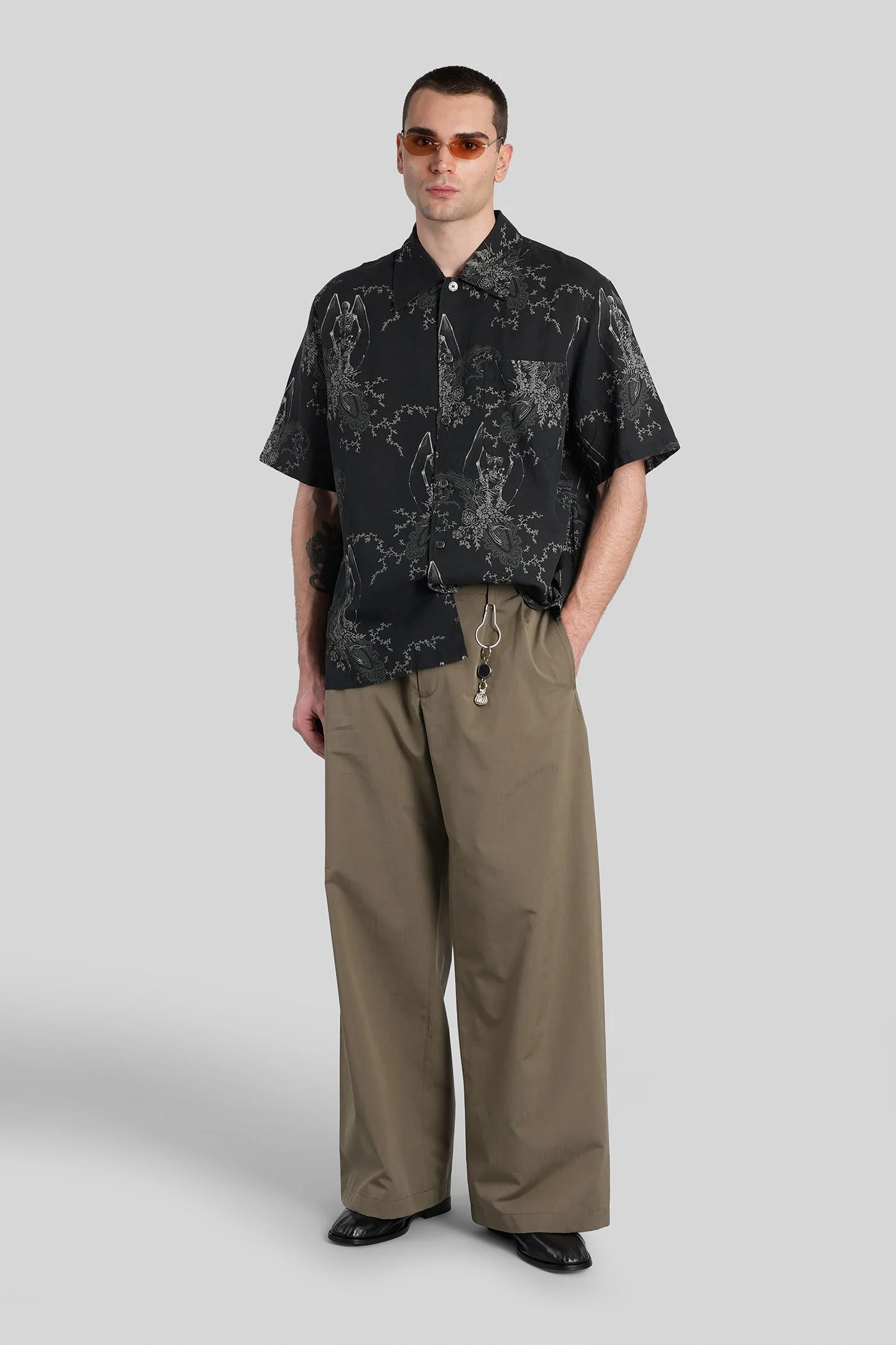 Every shirt Shirt in black cotton and linen - Image 2