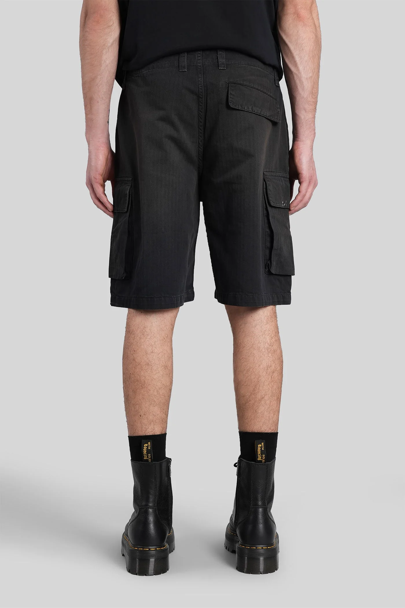 Mount short Shorts in black cotton - Image 3