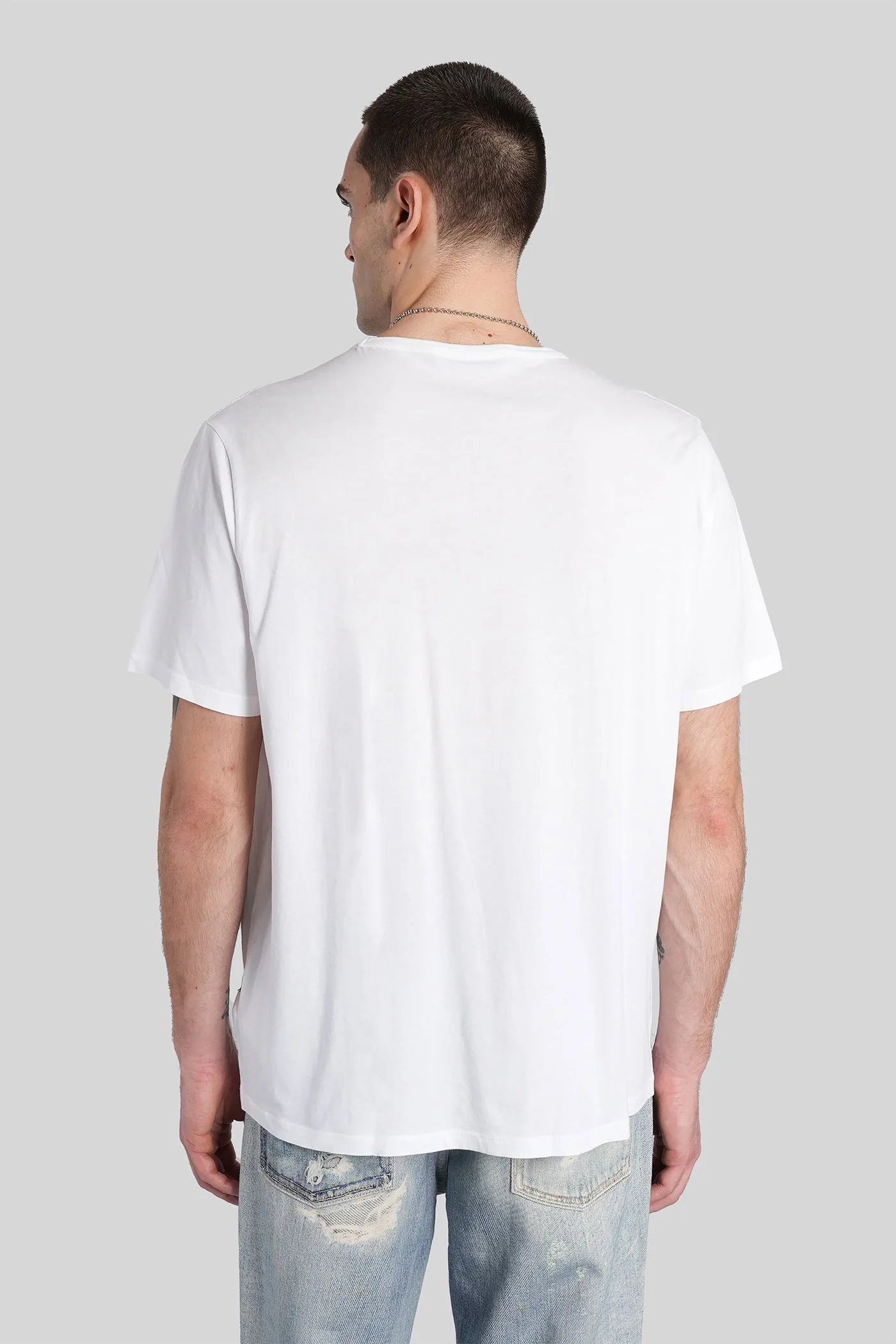 New box t-shirt T-Shirt in white cotton - Image 3