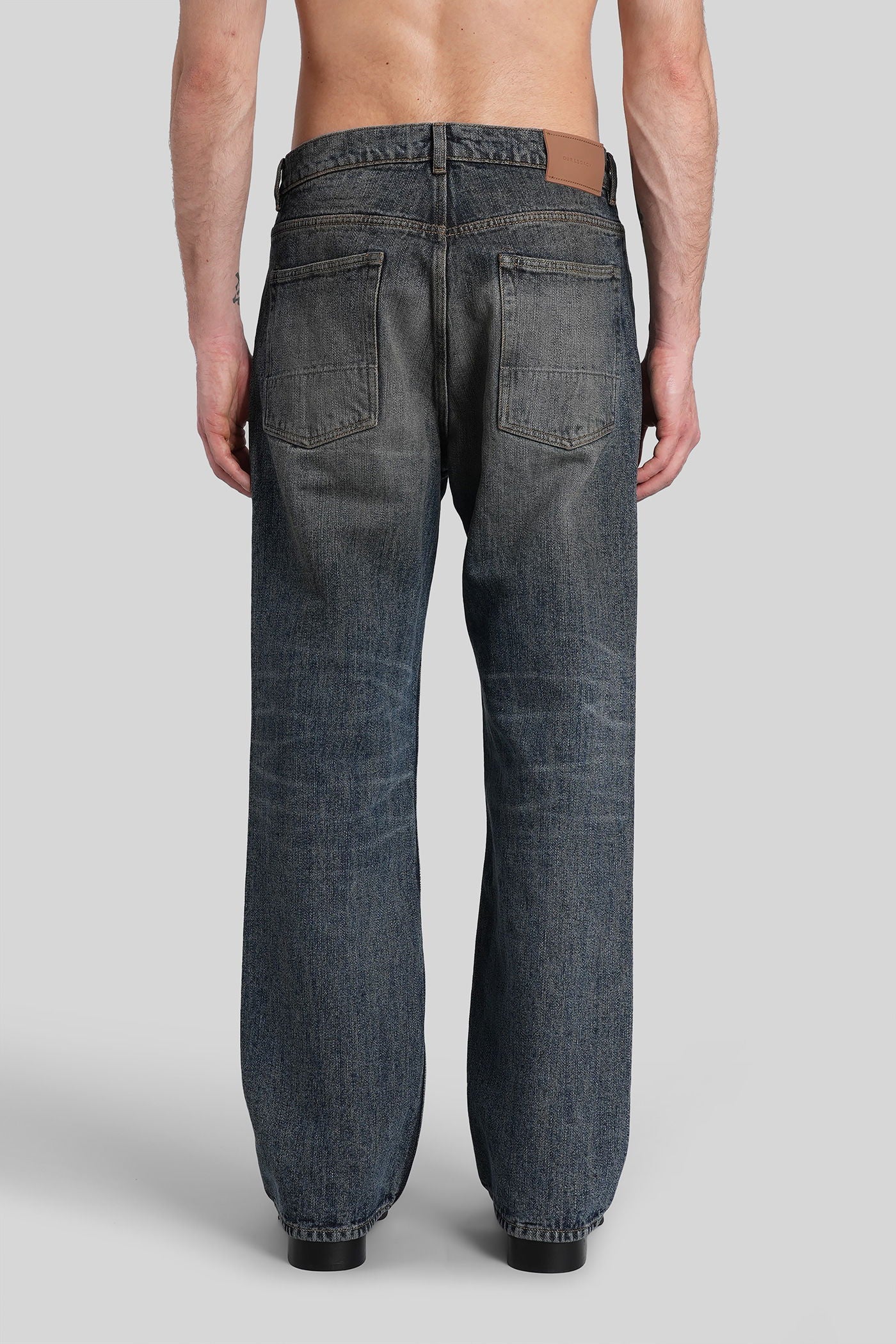 Third cut Jeans in blue cotton - Image 3