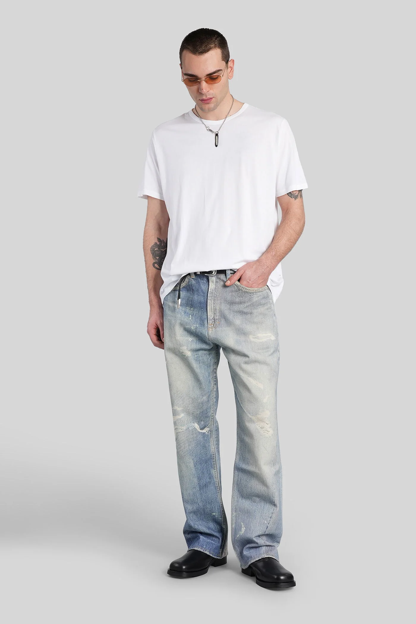 Third cut Jeans in blue denim - Image 2