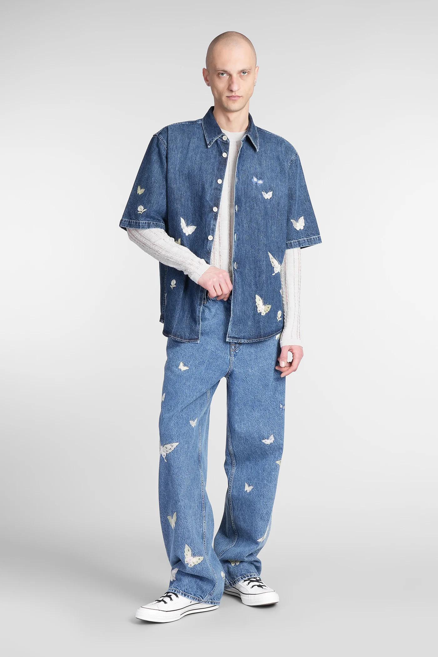 Vast cut Jeans in blue cotton - Image 2