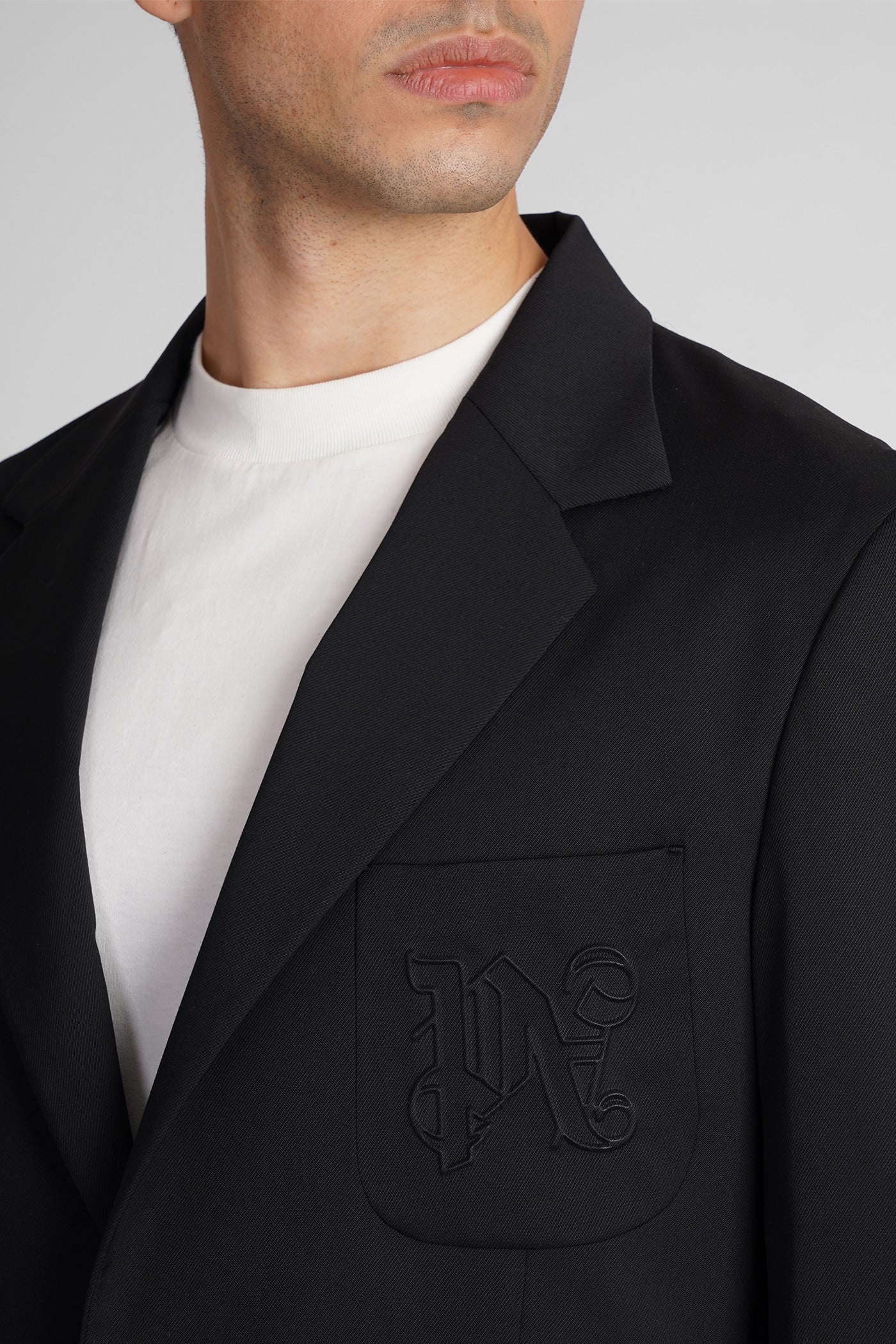 Blazer in black polyester - Image 5