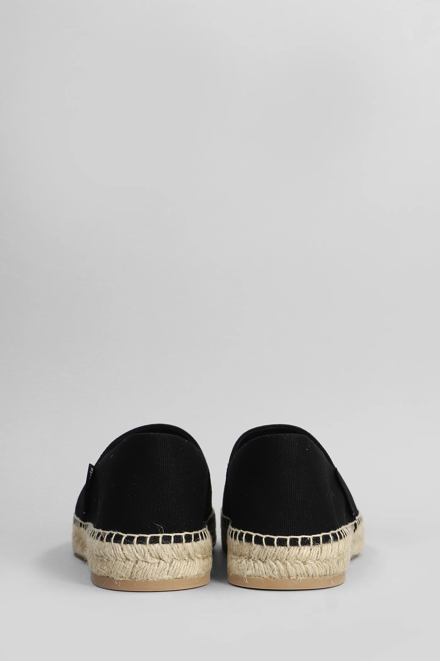 Espadrilles in black cotton - Image 4