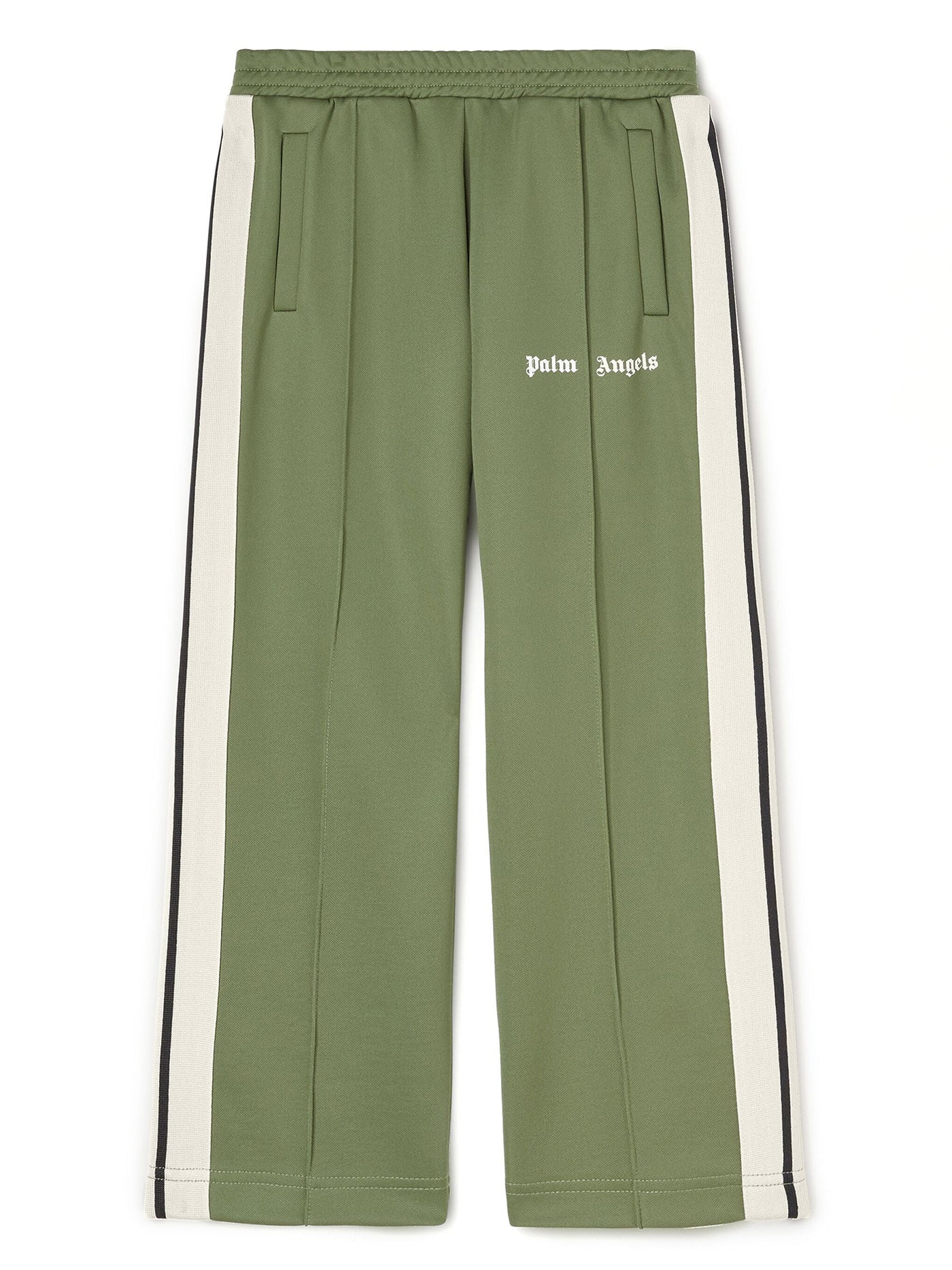 Pants in green polyester