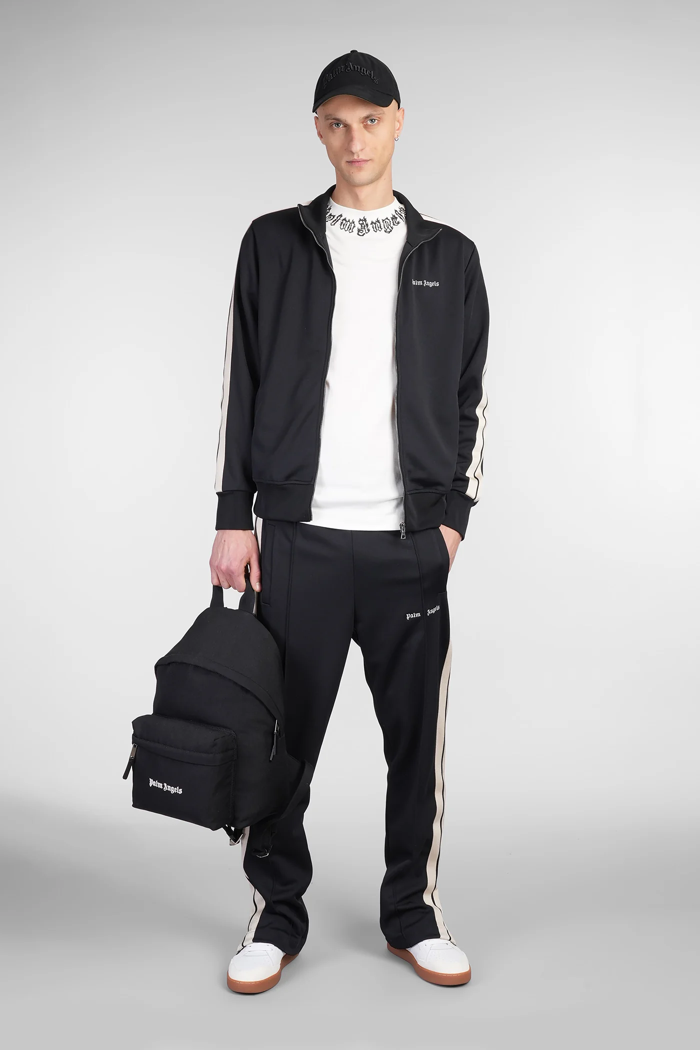 Pants in black polyester - Image 2