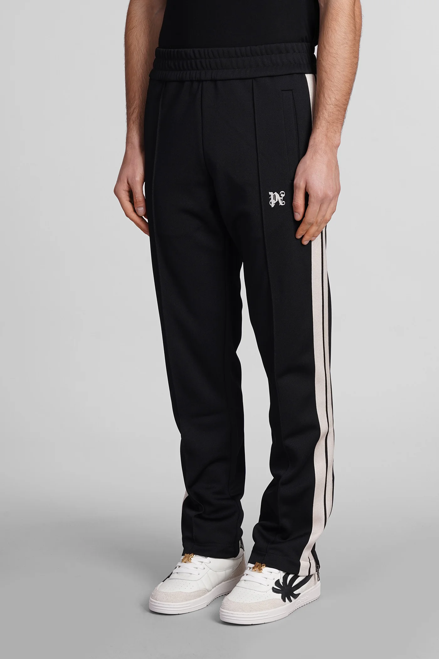 Pants in black polyester - Image 4