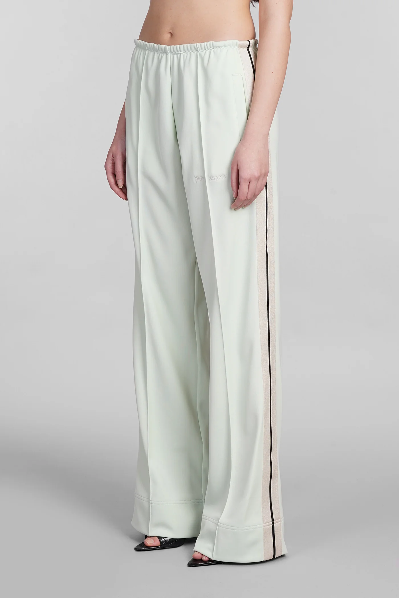 Pants in green polyester - Image 4