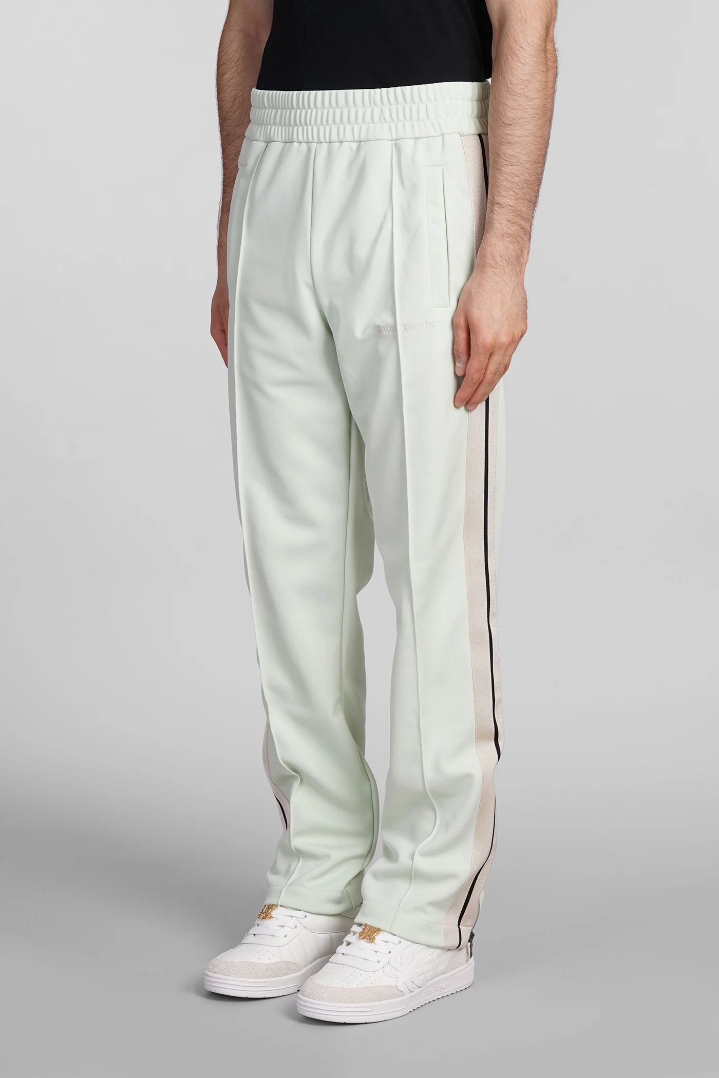 Pants in green polyester - Image 4