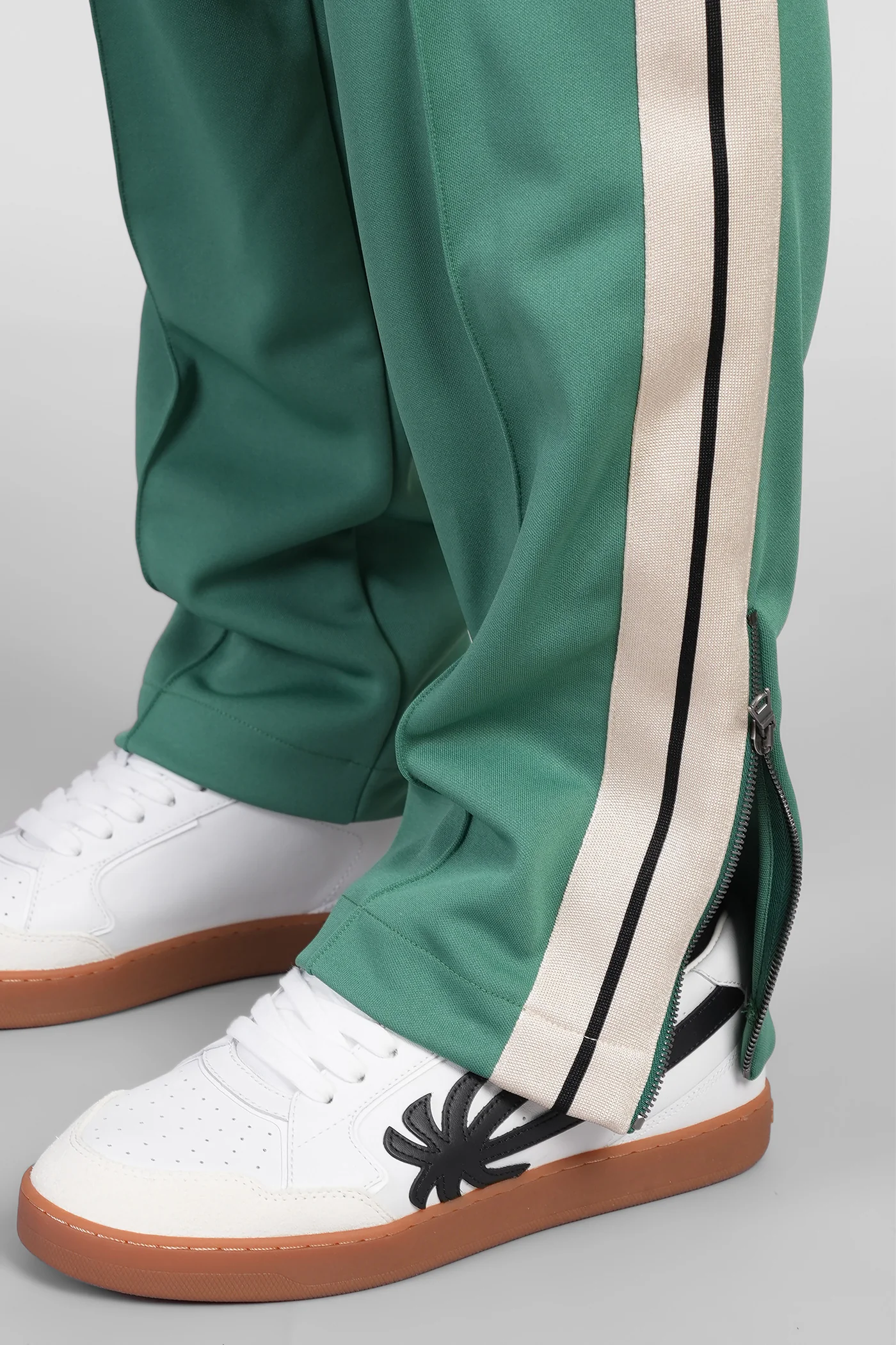 Pants in green polyester - Image 5