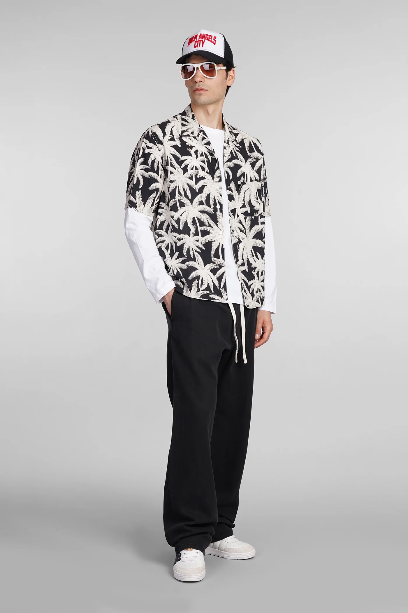 Shirt in black viscose - Image 2