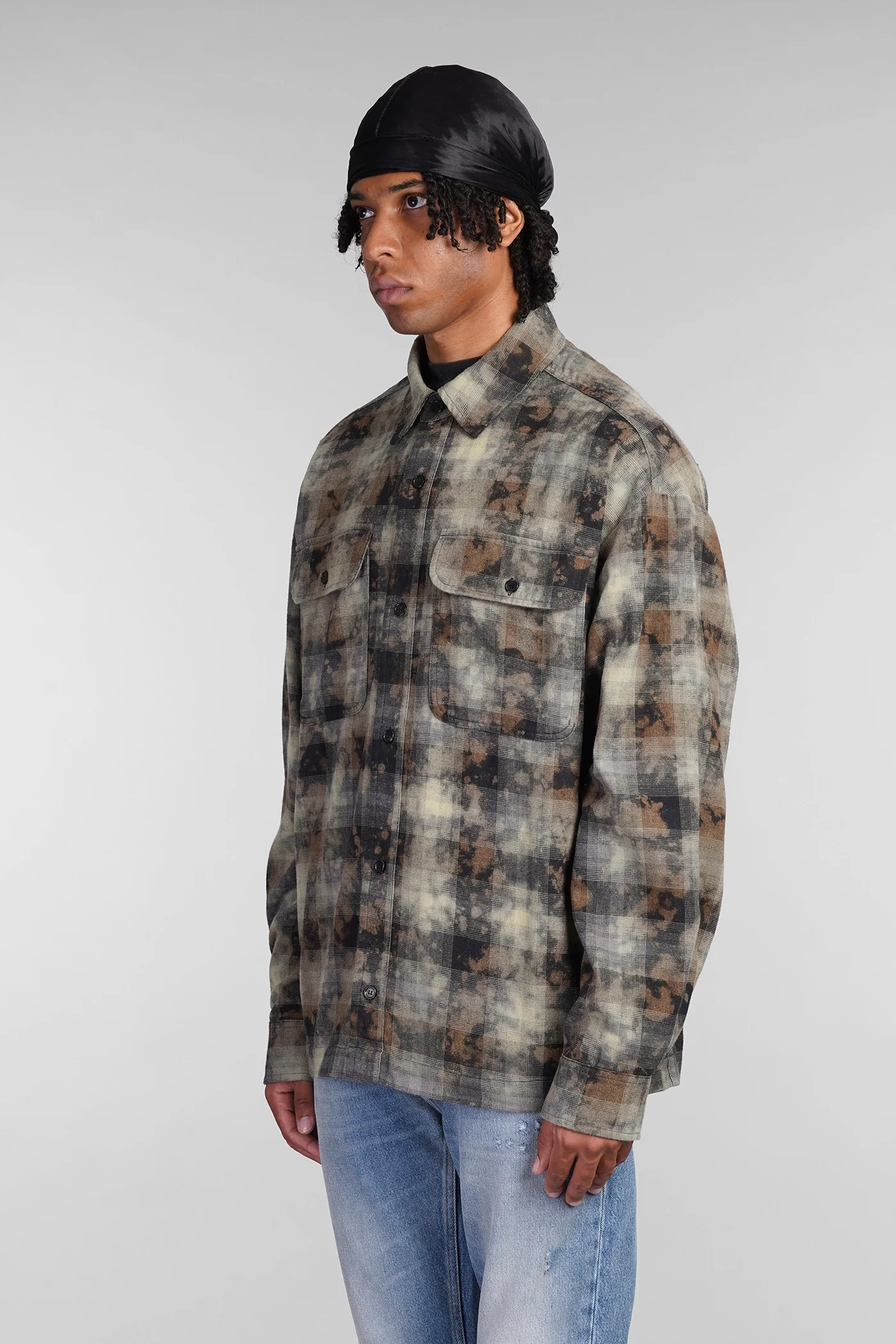 Shirt in green cotton - Image 4