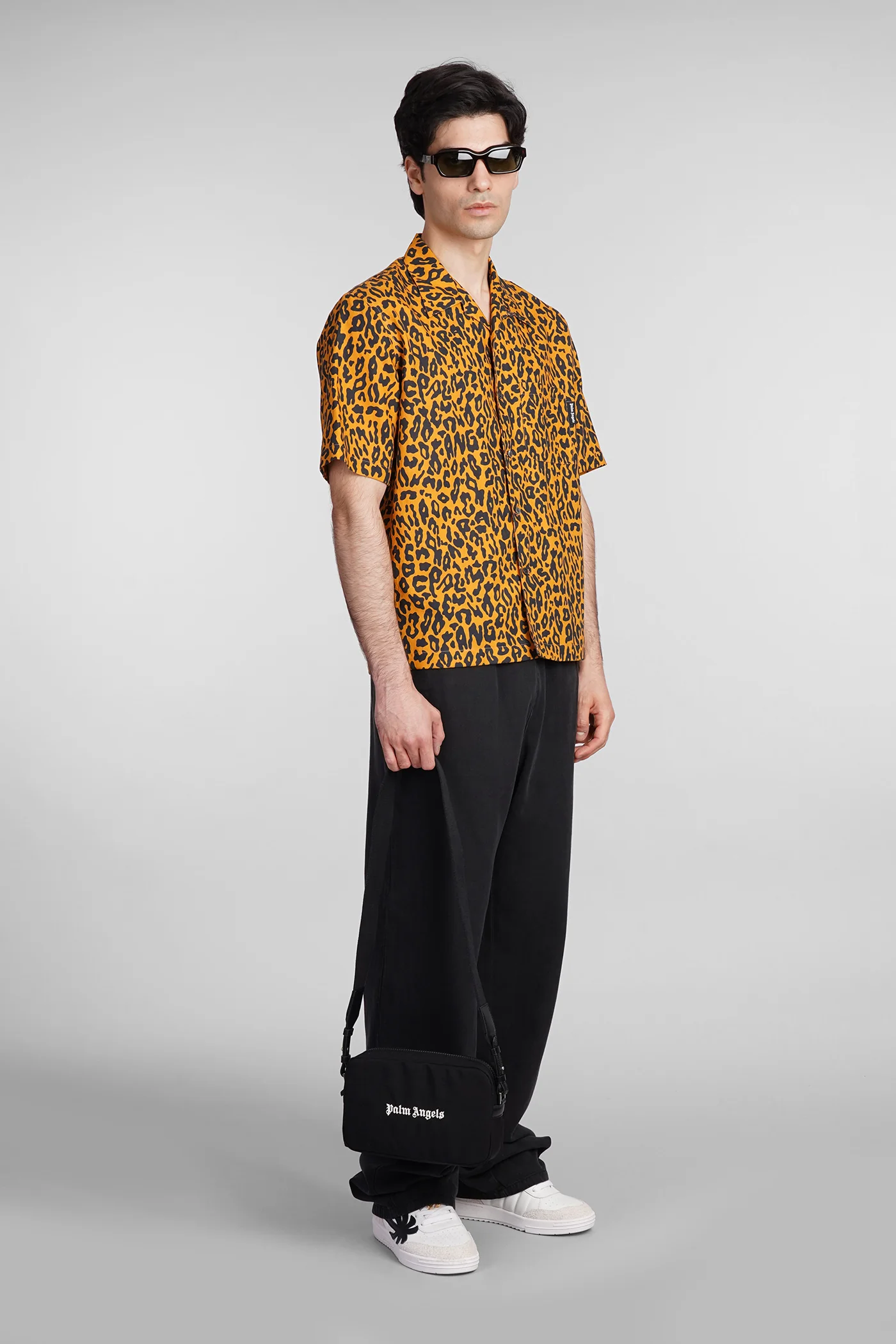 Shirt in orange linen - Image 2