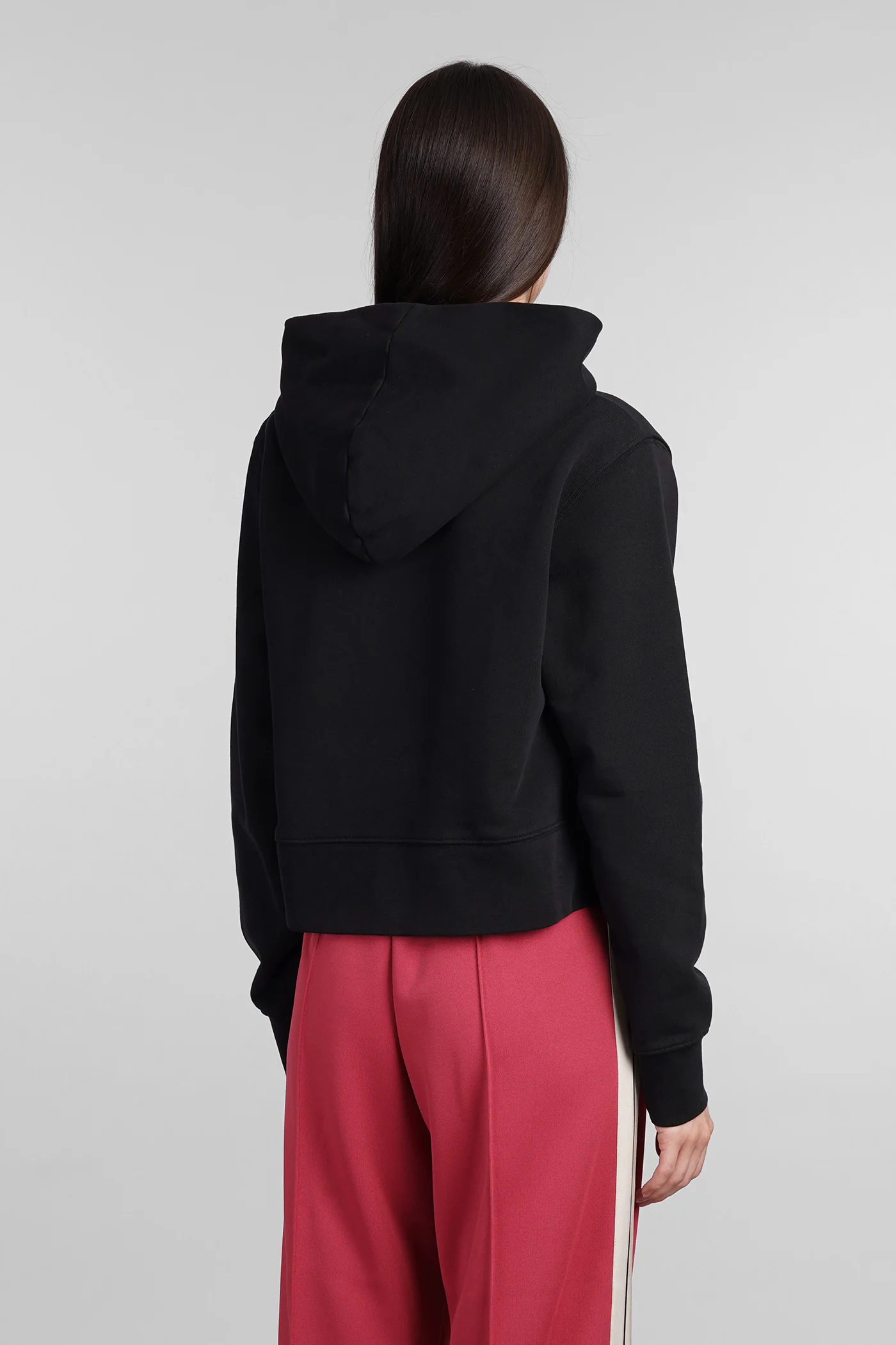 Sweatshirt in black cotton - Image 3