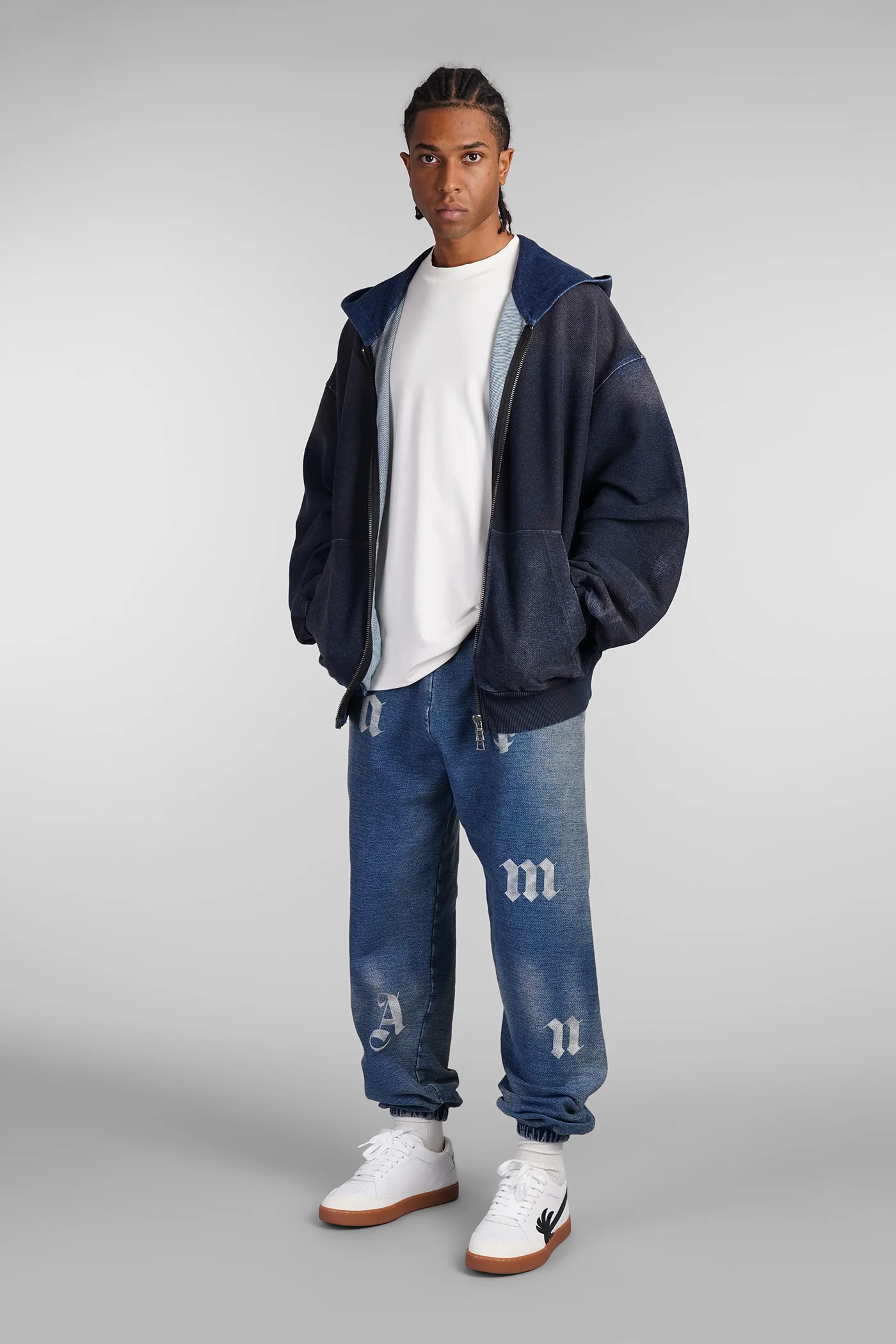 Sweatshirt in blue cotton - Image 2