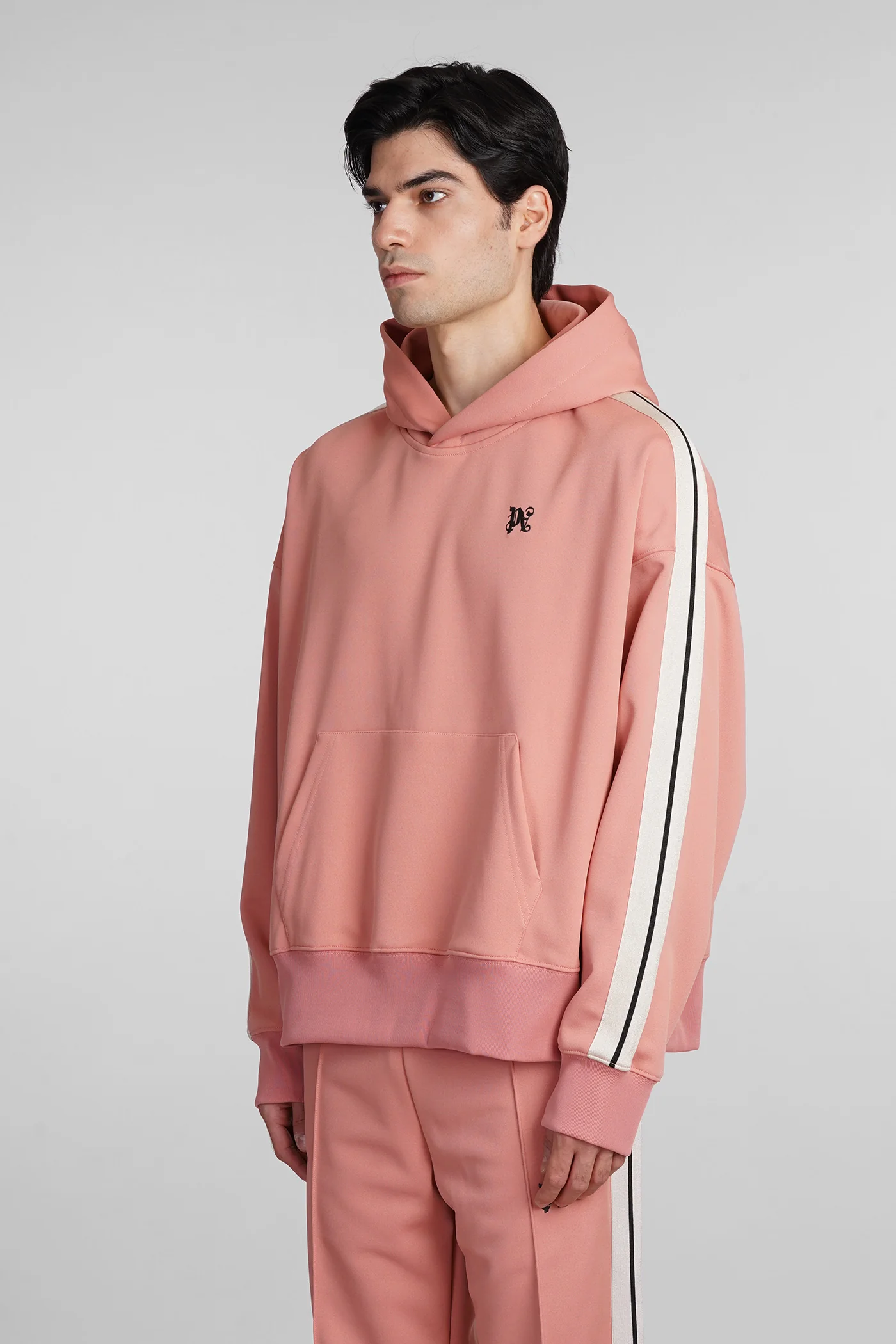 Sweatshirt in rose-pink polyester - Image 4