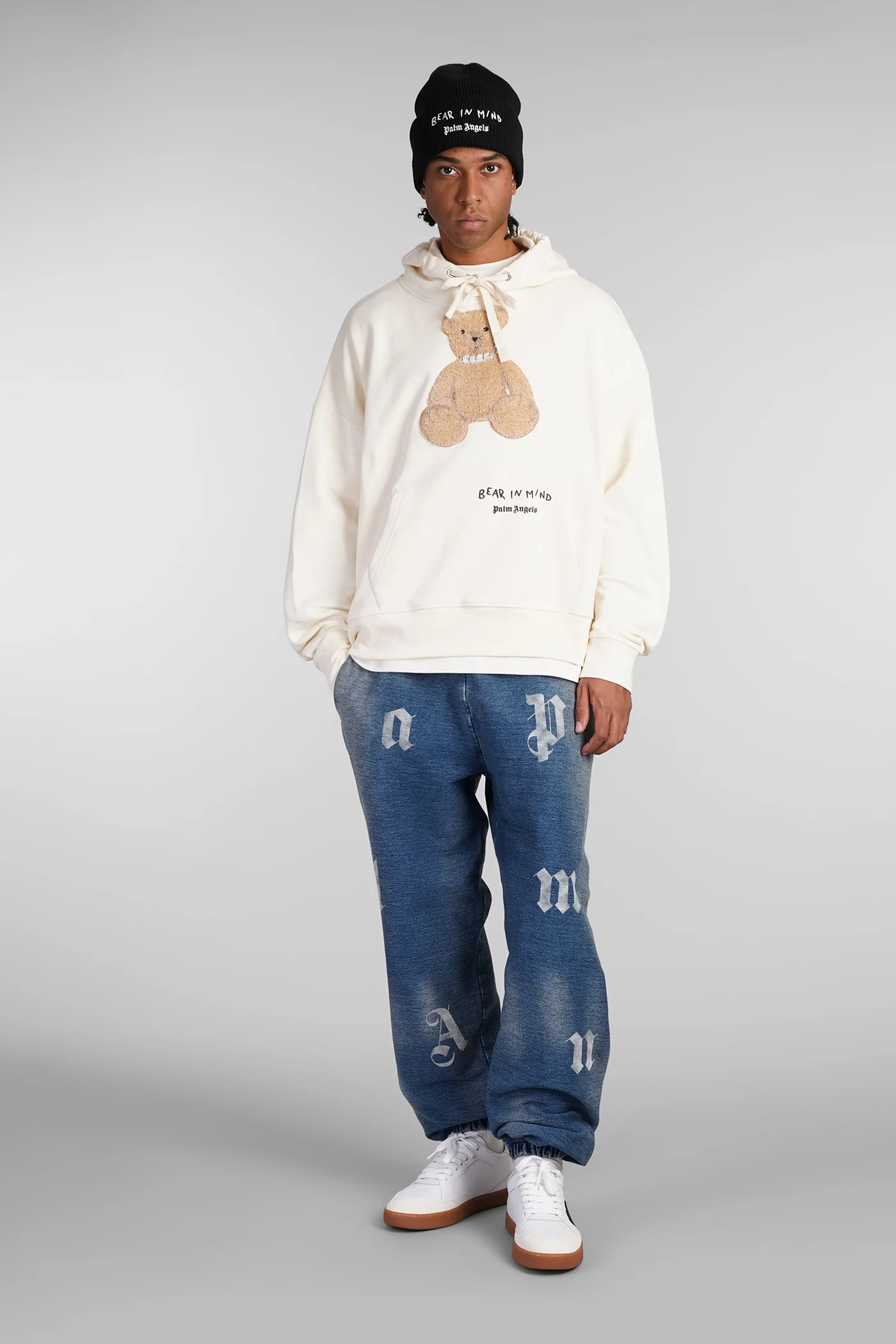 Sweatshirt in white cotton - Image 2