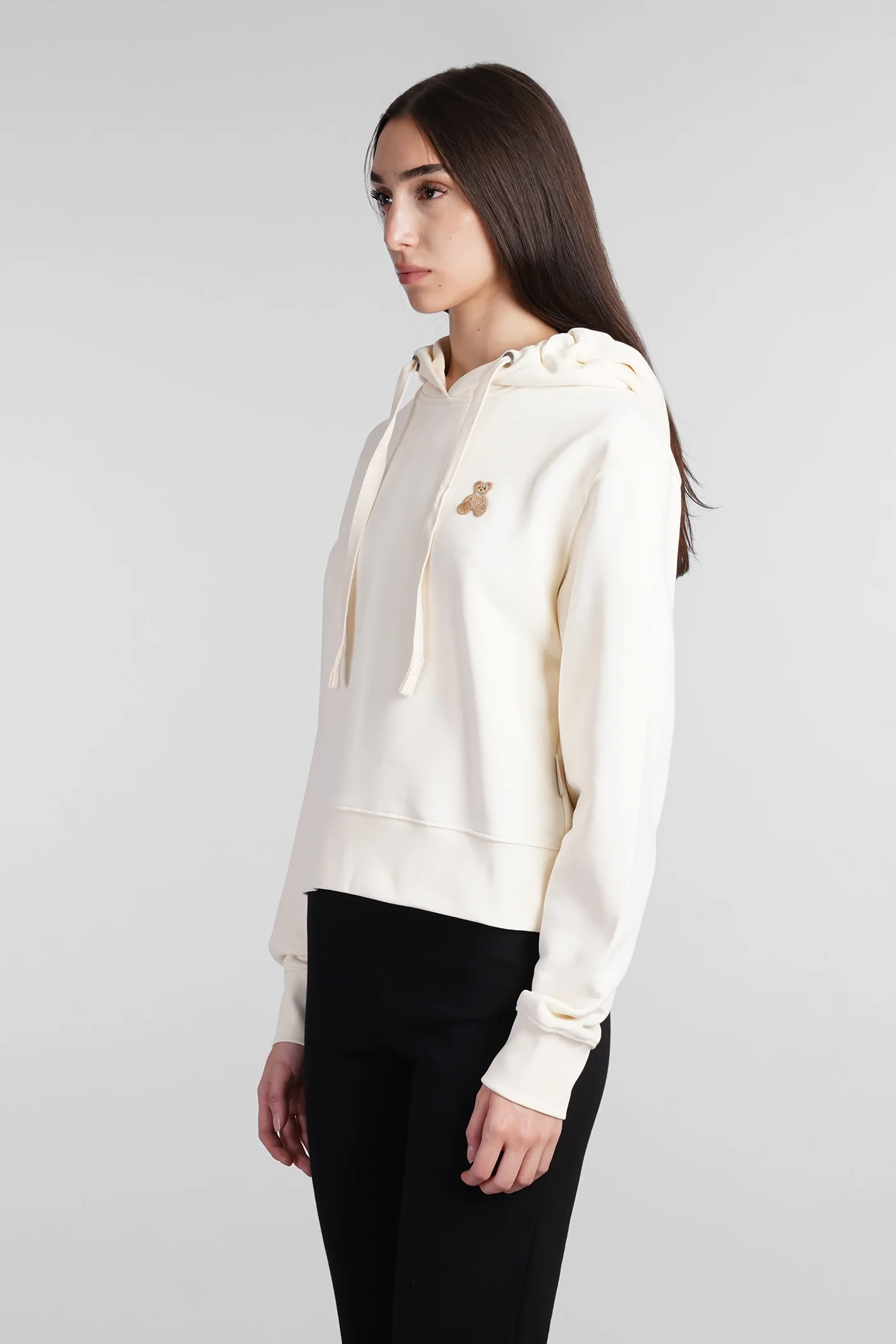 Sweatshirt in white cotton - Image 4