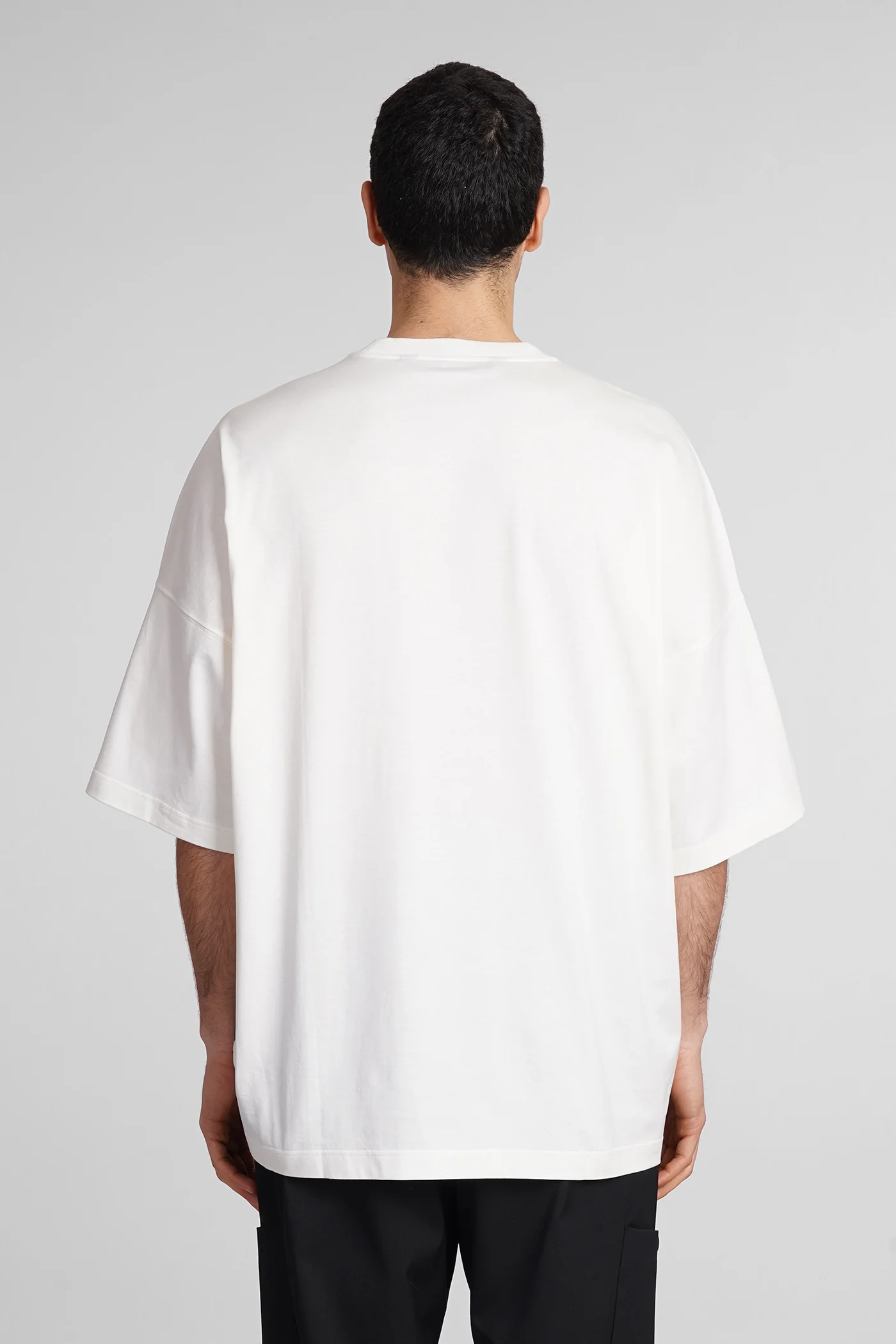 T-Shirt in beige cotton - Image 3