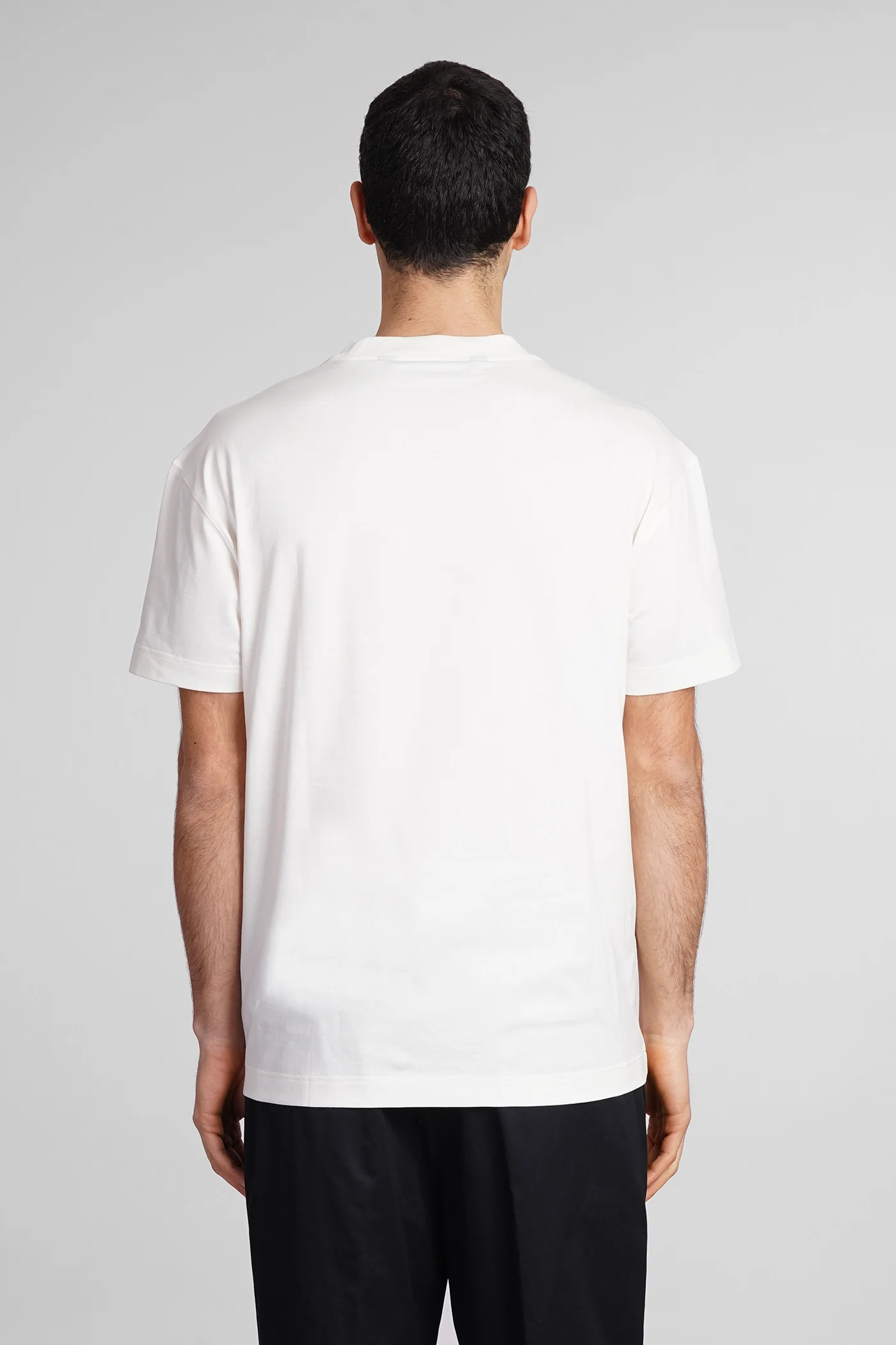 T-Shirt in beige cotton - Image 3