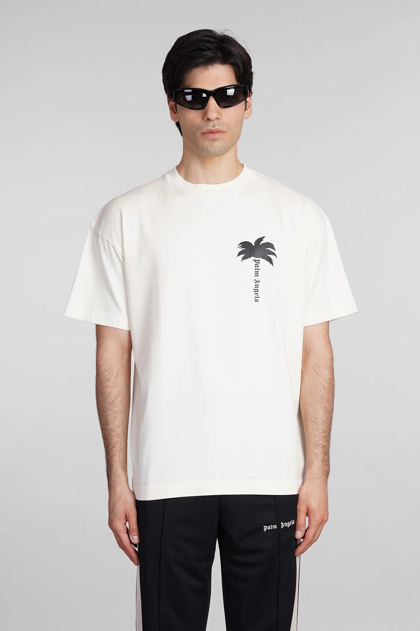 T-Shirt in beige cotton