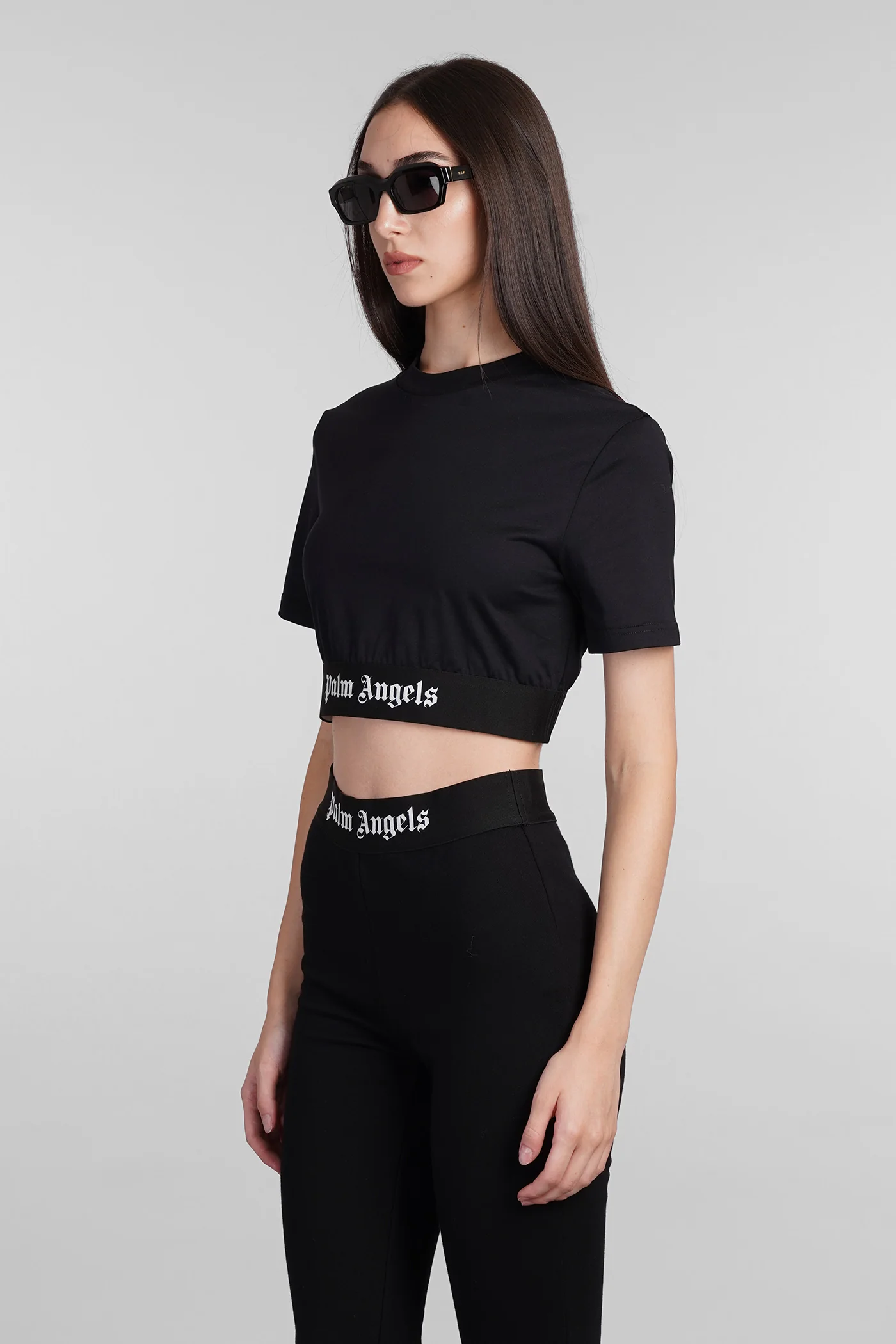 T-Shirt in black cotton - Image 4