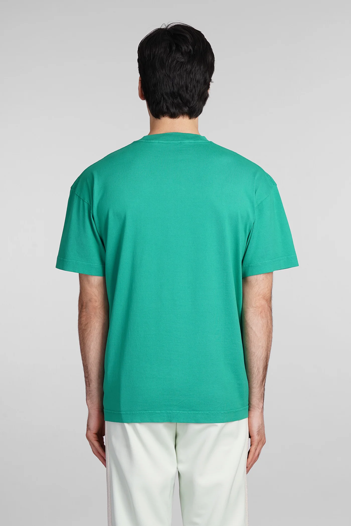 T-Shirt in green cotton - Image 3
