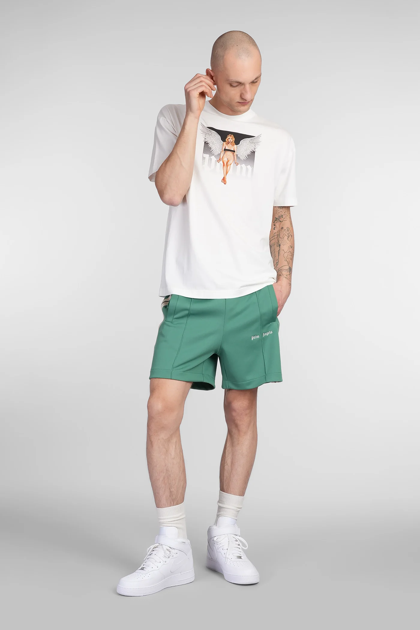 T-Shirt in white cotton - Image 2