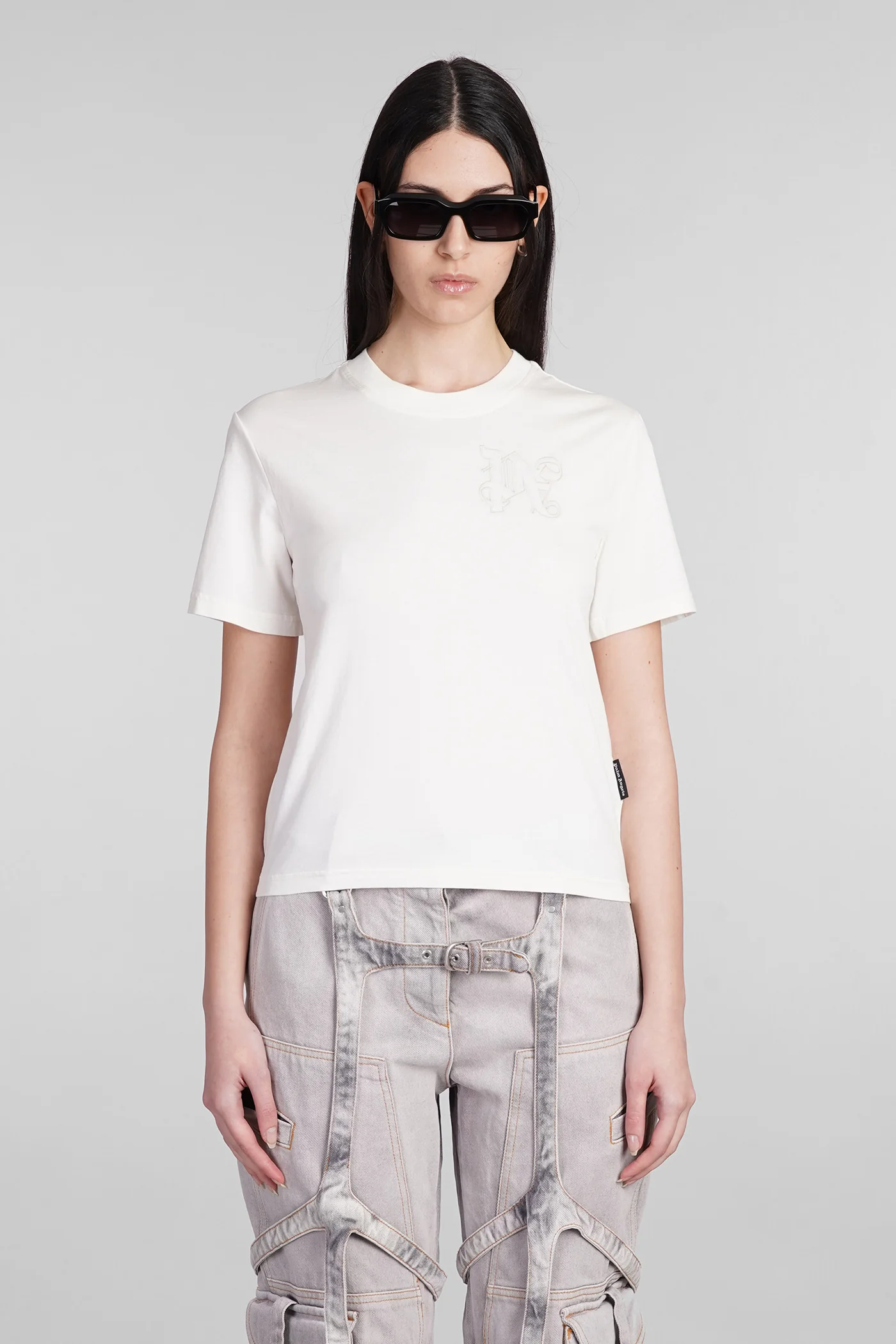 T-Shirt in white cotton