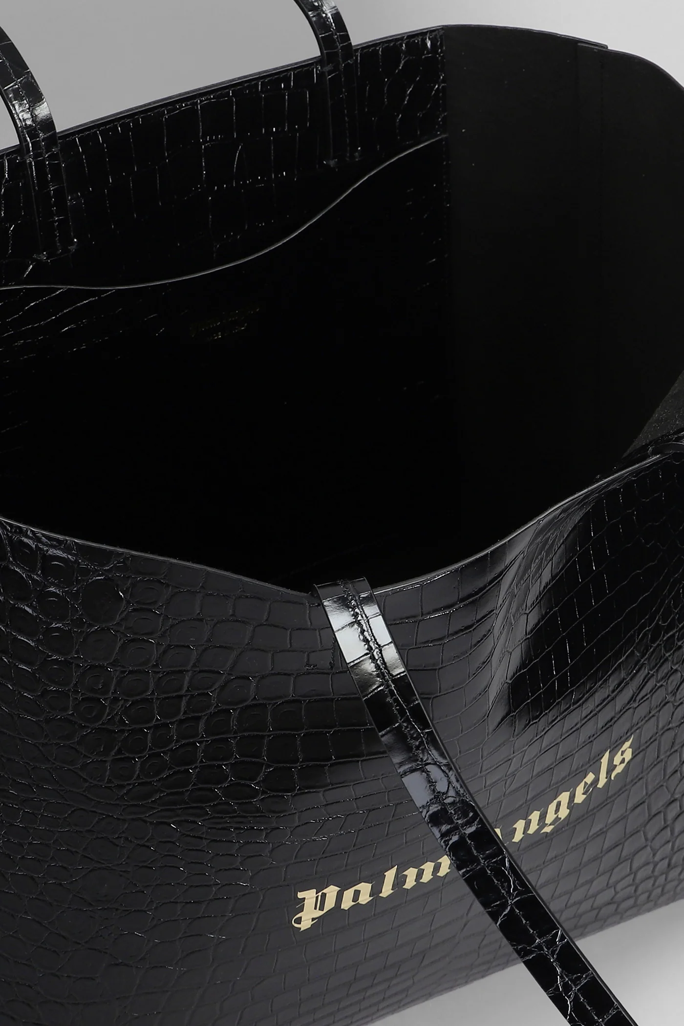 Tote in black leather - Image 4