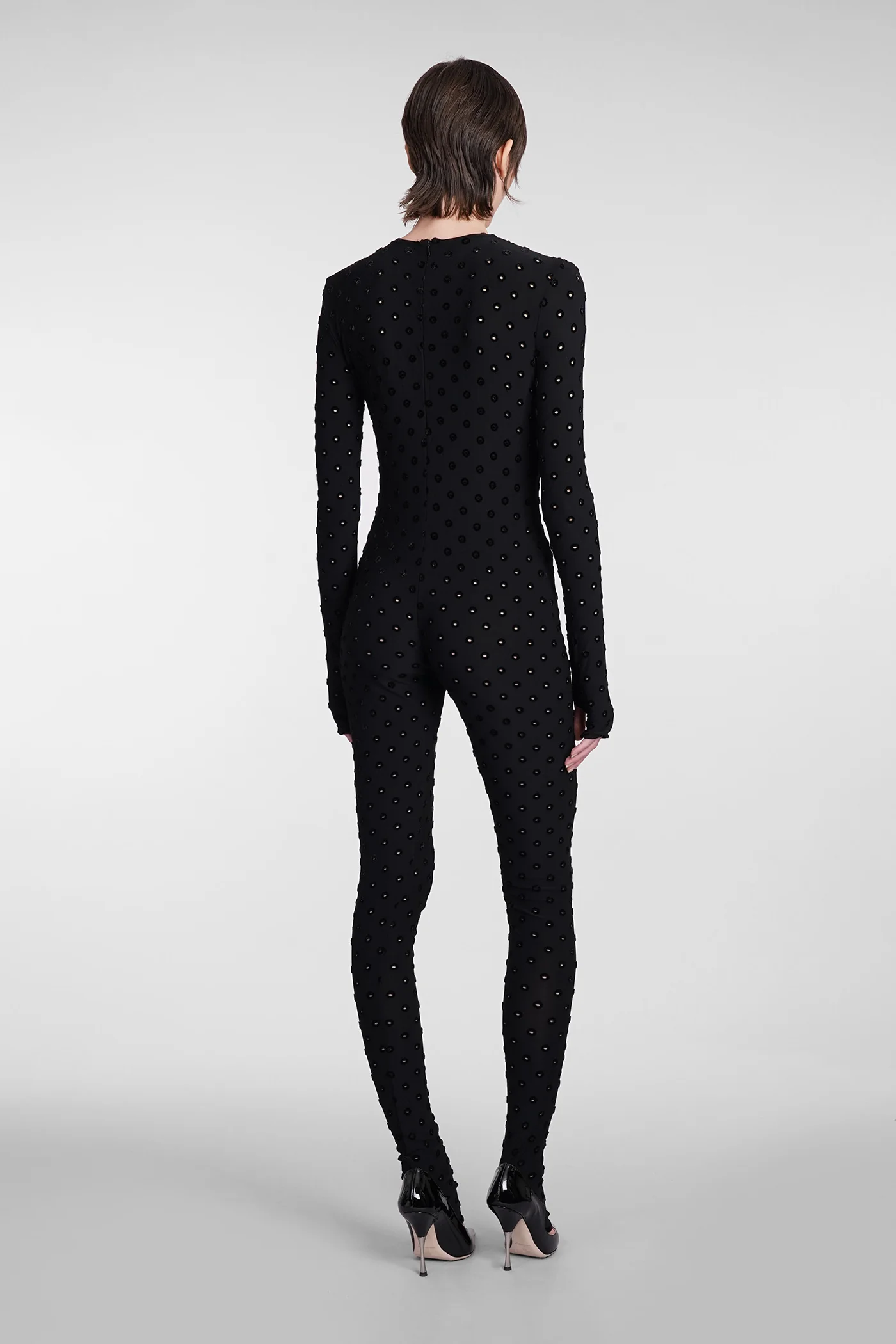 Phoenix Jumpsuit in black viscose - Image 3