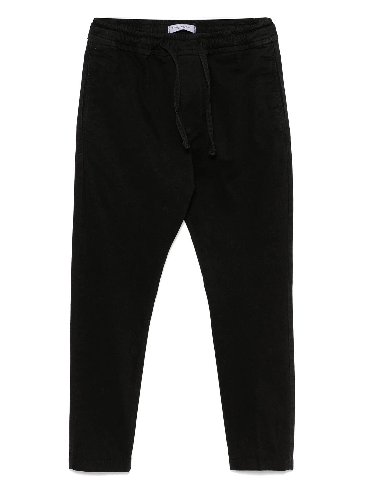 Pants in black cotton