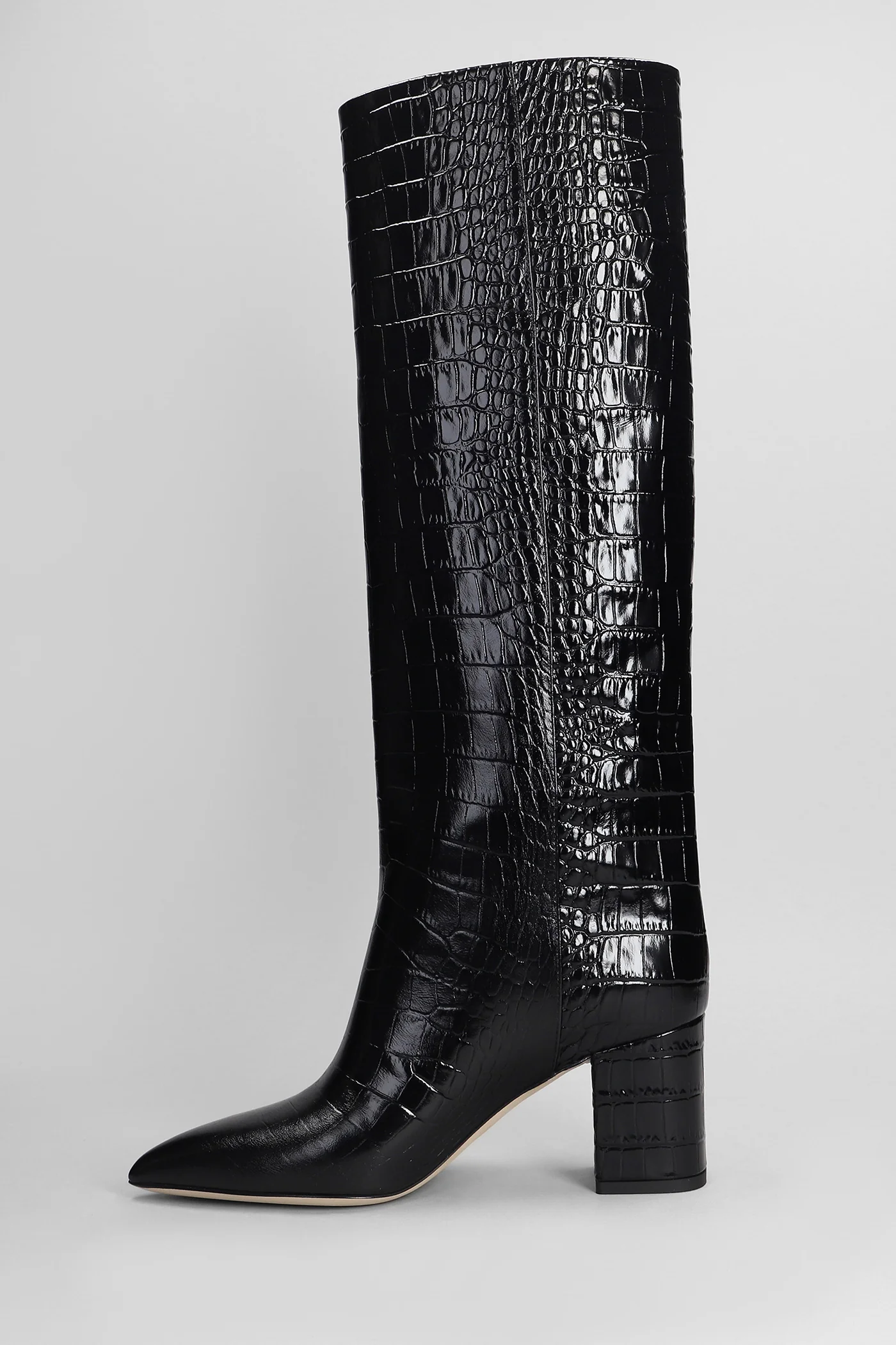 Anja Boot 70 High heels boots in black leather - Image 3