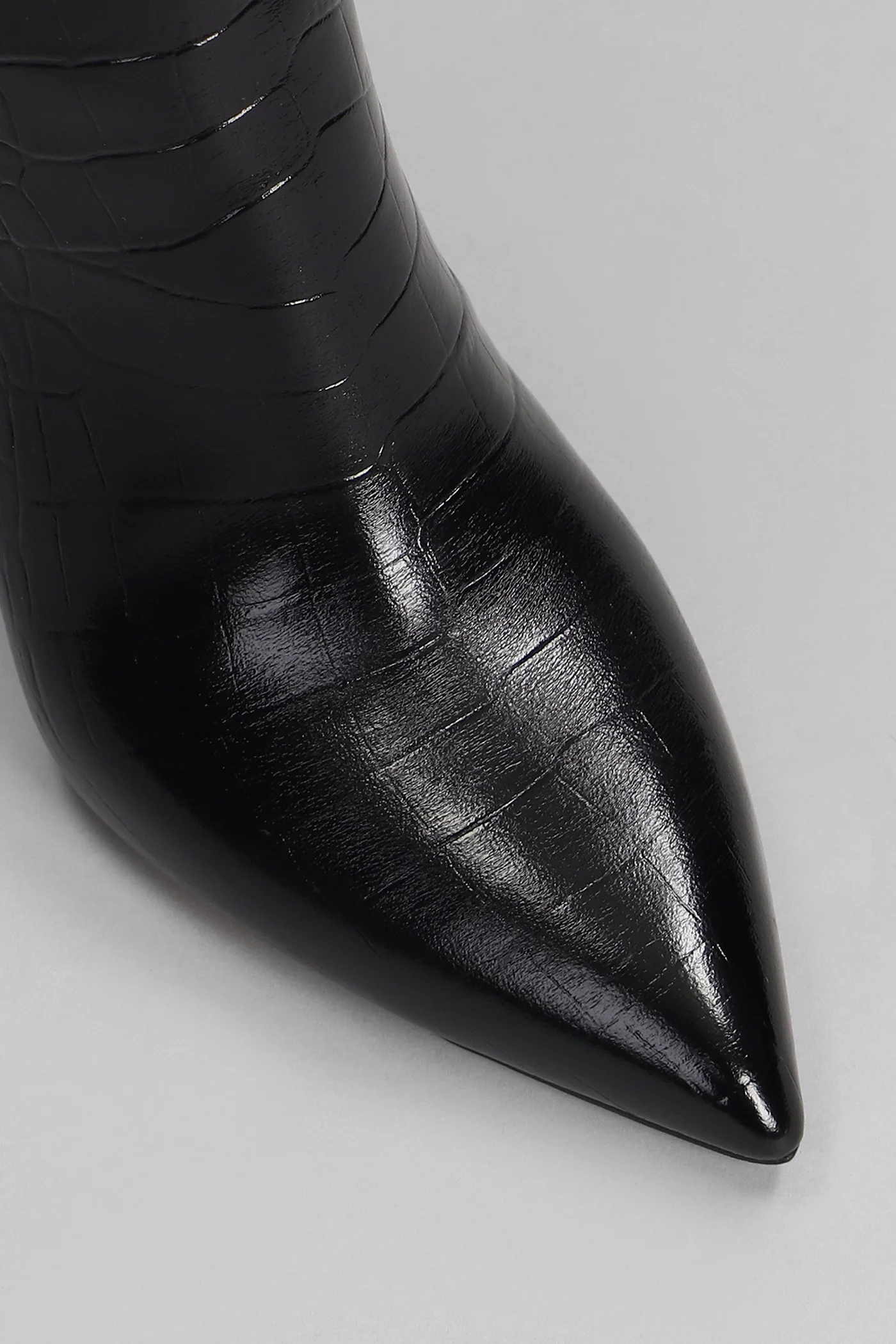 Anja Boot 70 High heels boots in black leather - Image 5