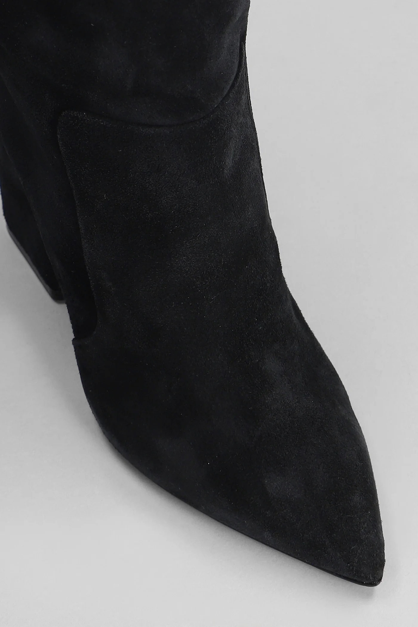 Anja Boot High heels boots in black suede - Image 5