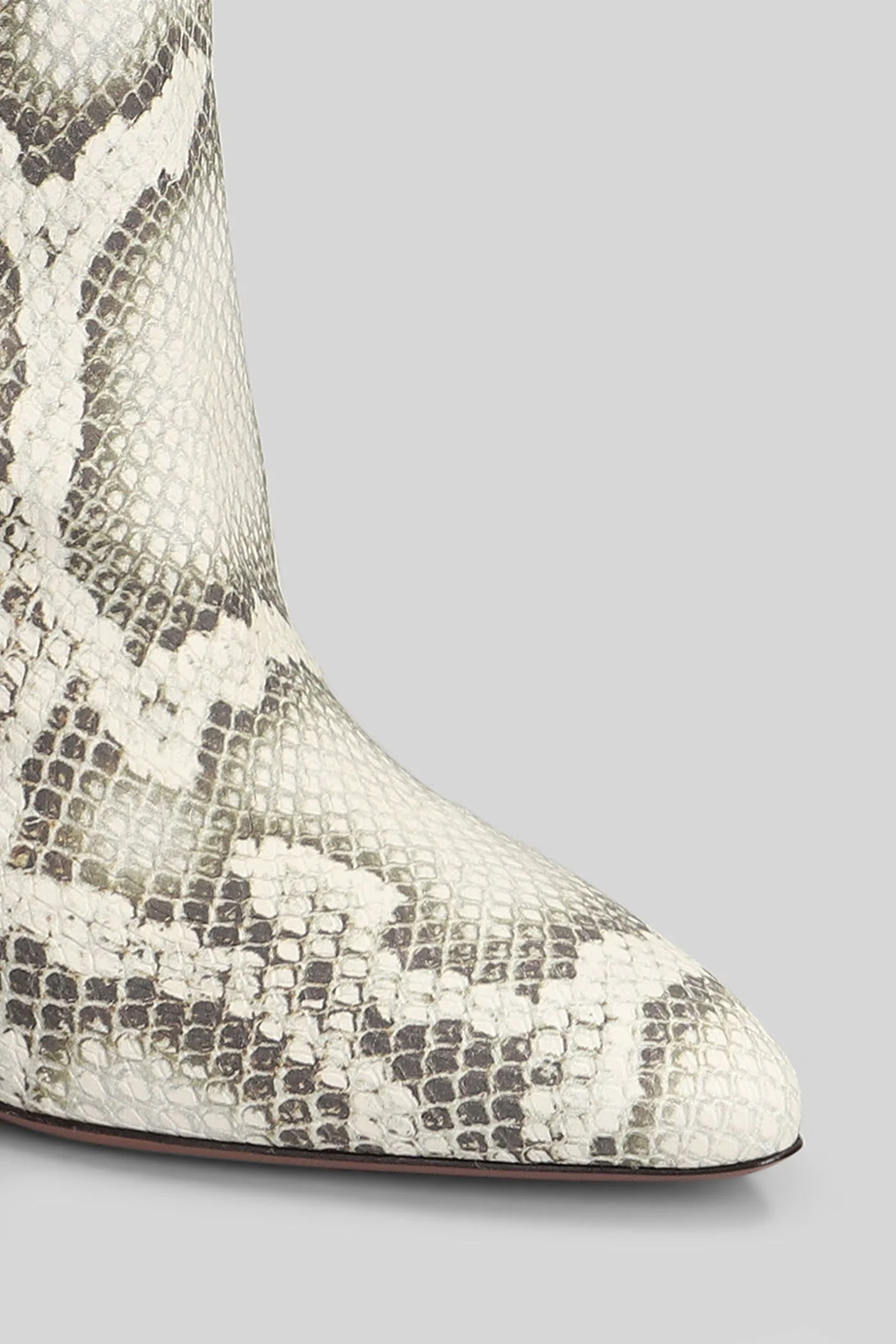 Elsa ankle boot 75 High heels Ankle boots in beige leather - Image 5