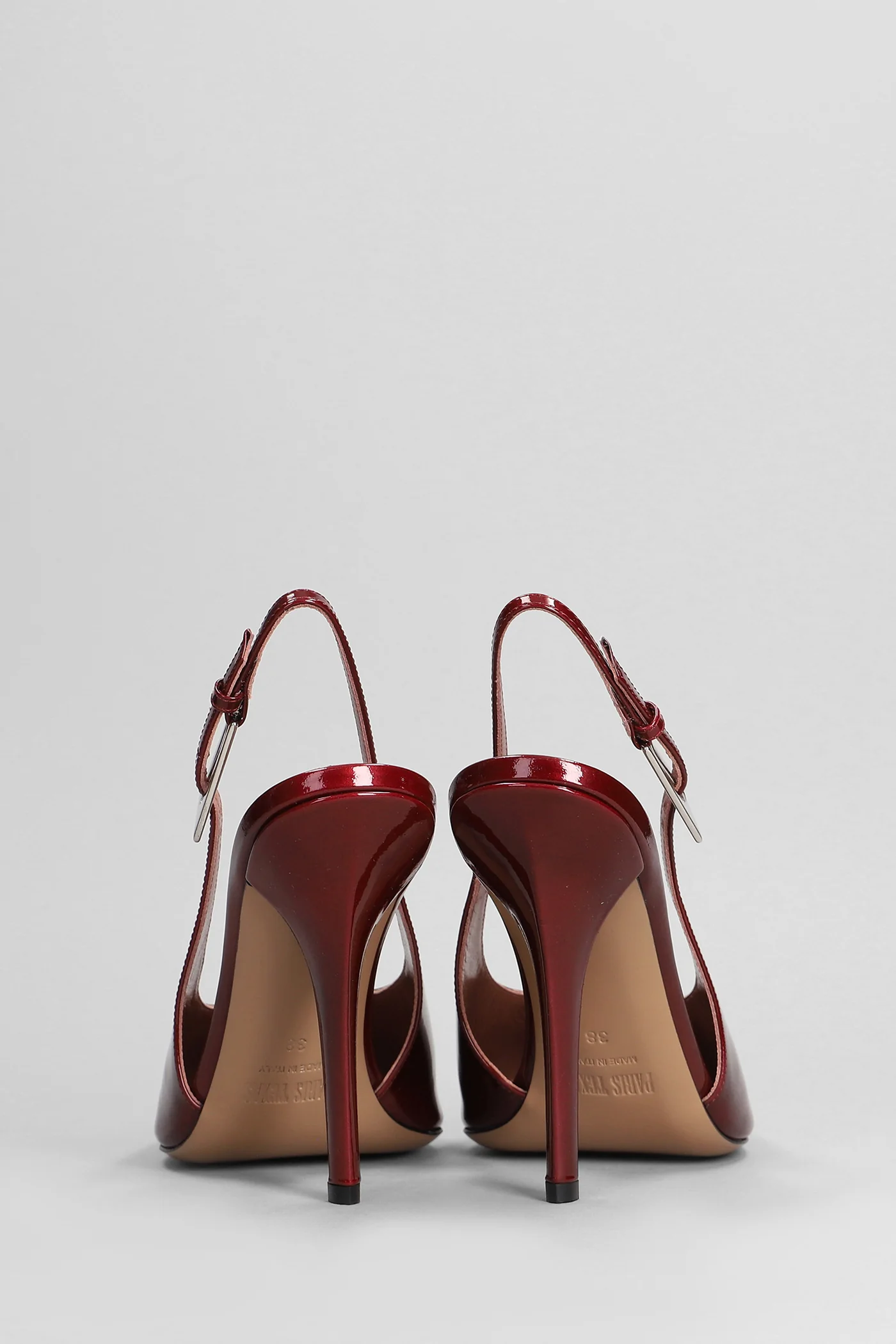 Jessica Slingbac 105 Pumps in bordeaux patent leather - Image 4