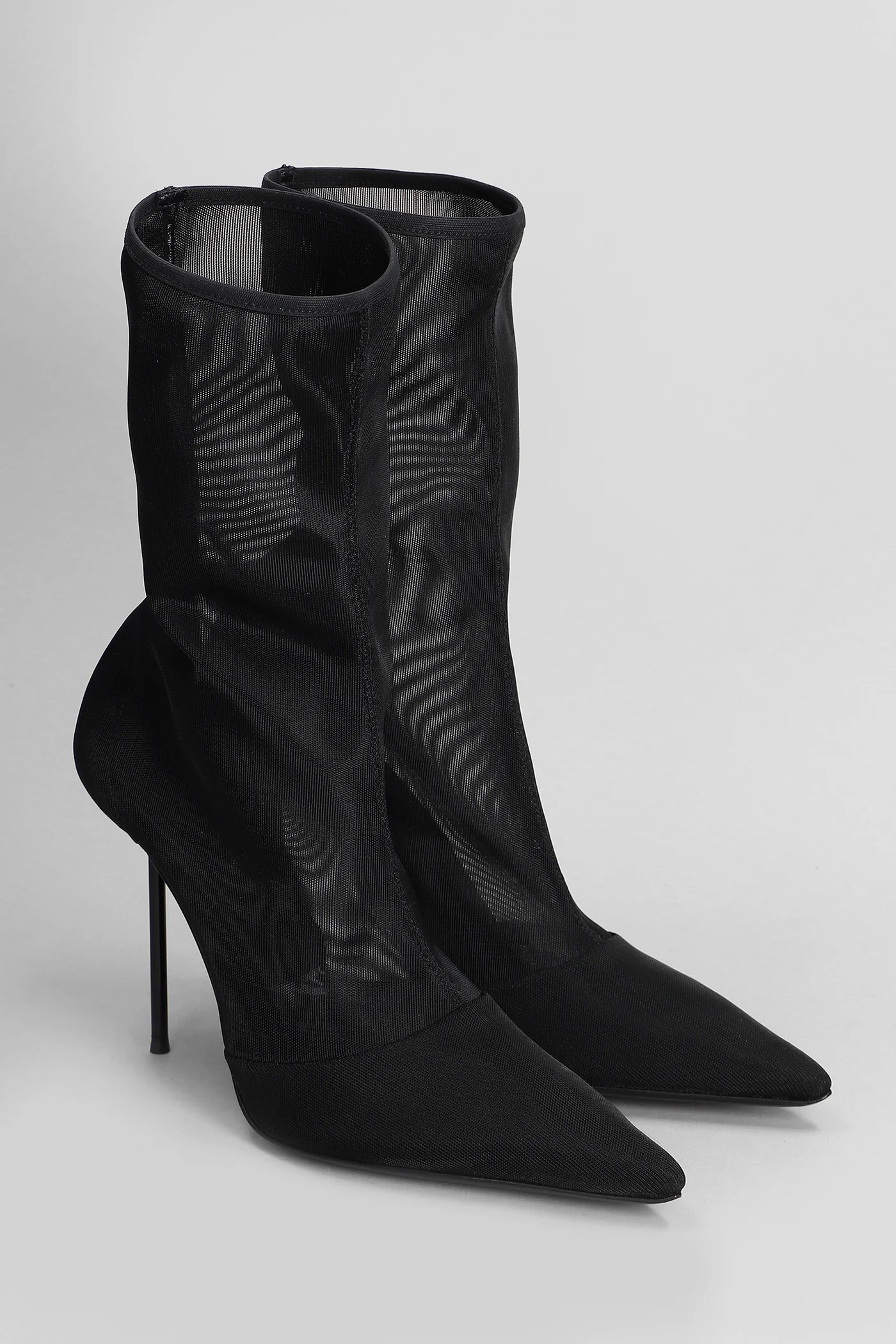 Lidia Ankle Boot High heels Ankle boots in black fabric - Image 2