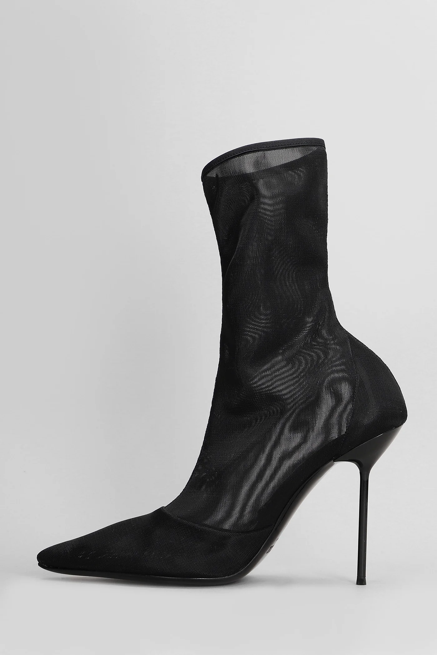 Lidia Ankle Boot High heels Ankle boots in black fabric - Image 3